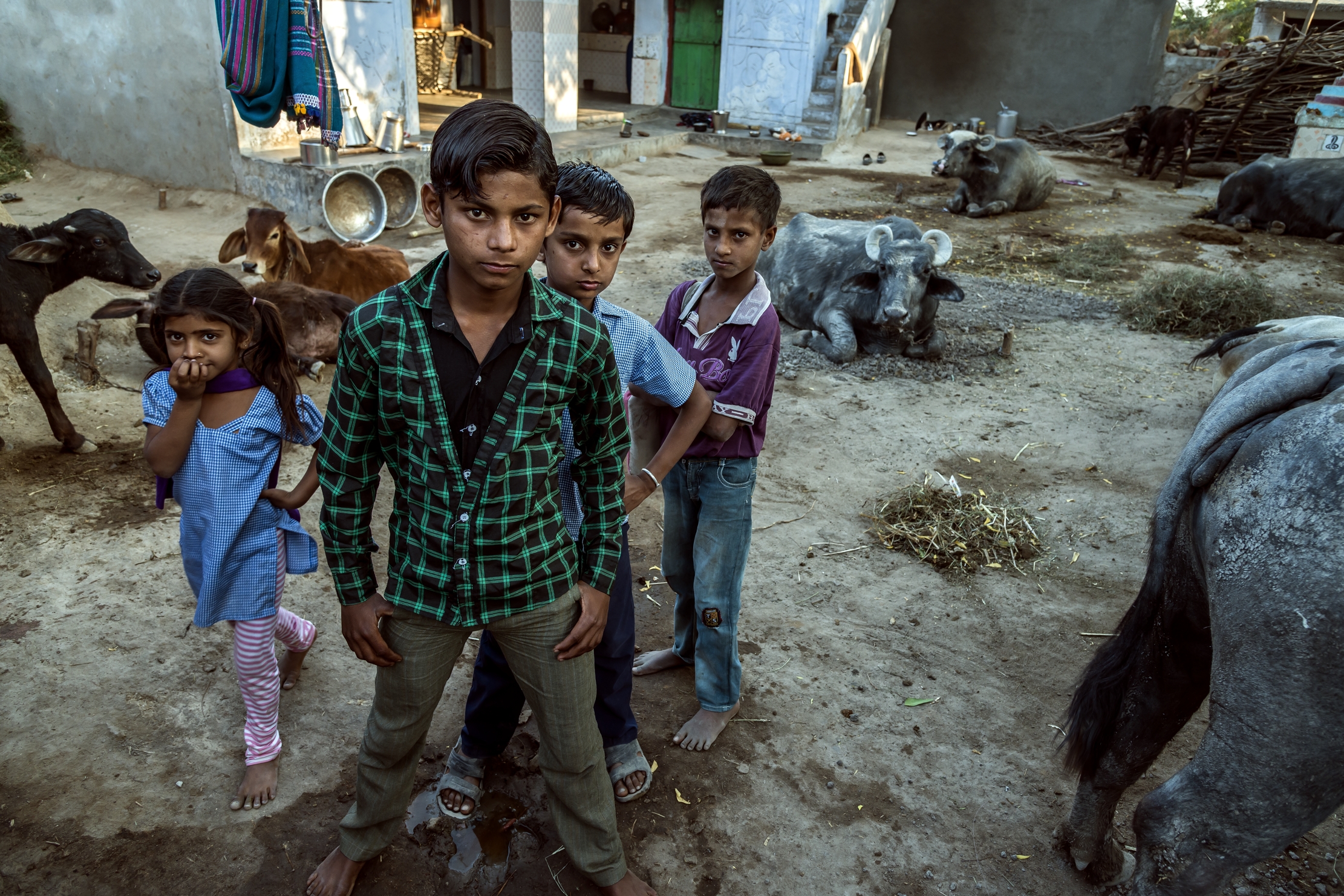 Gujarat 2015 - In un villaggio