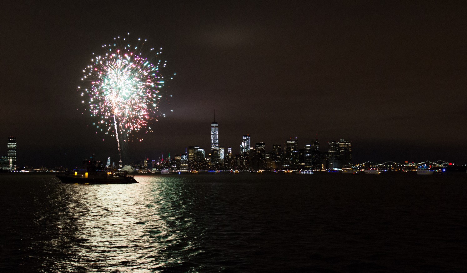 Skyline di New York capodanno 2016
