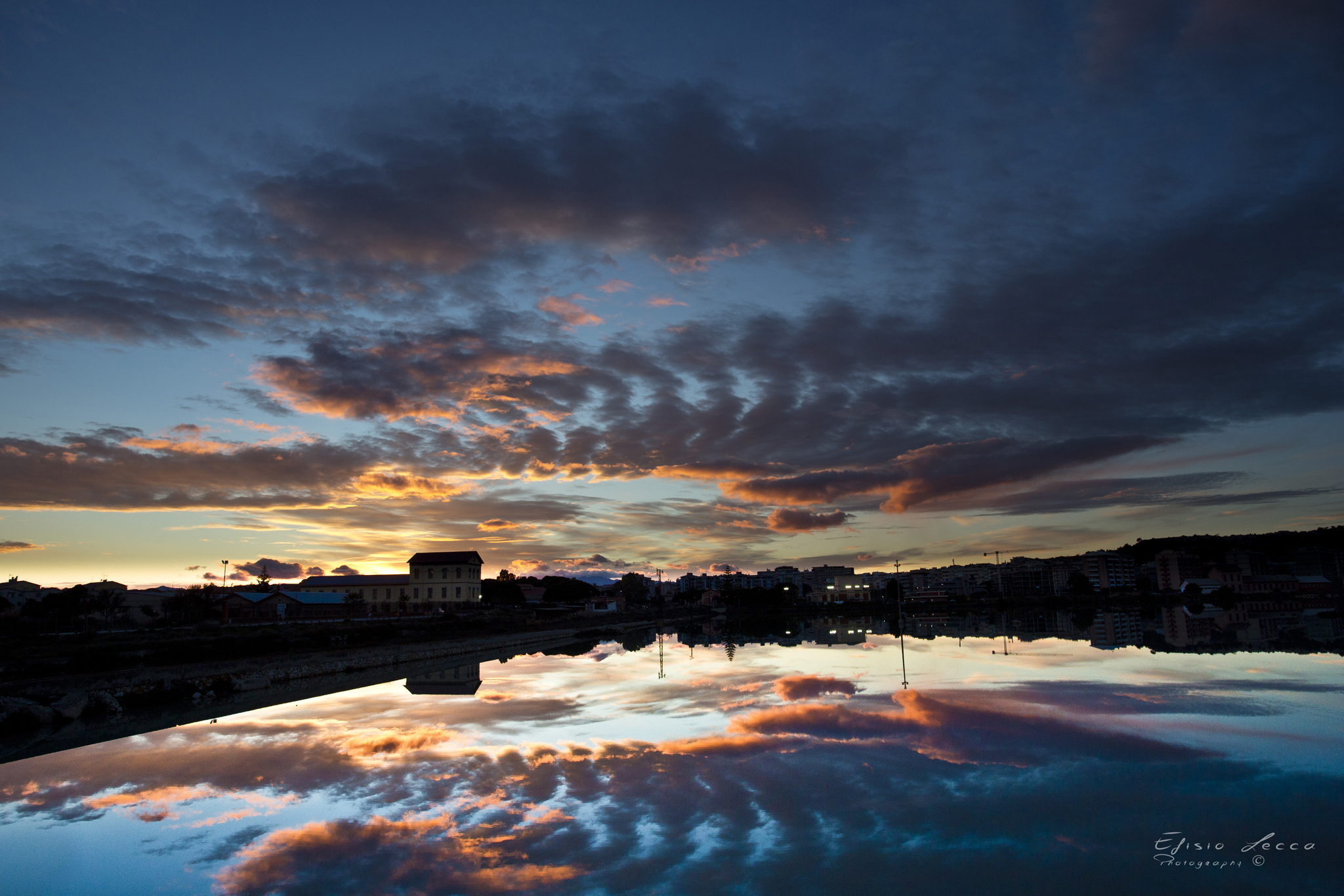 Tramonto a Molentargius