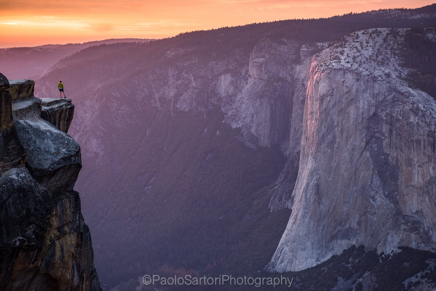 Taft Point Sunset