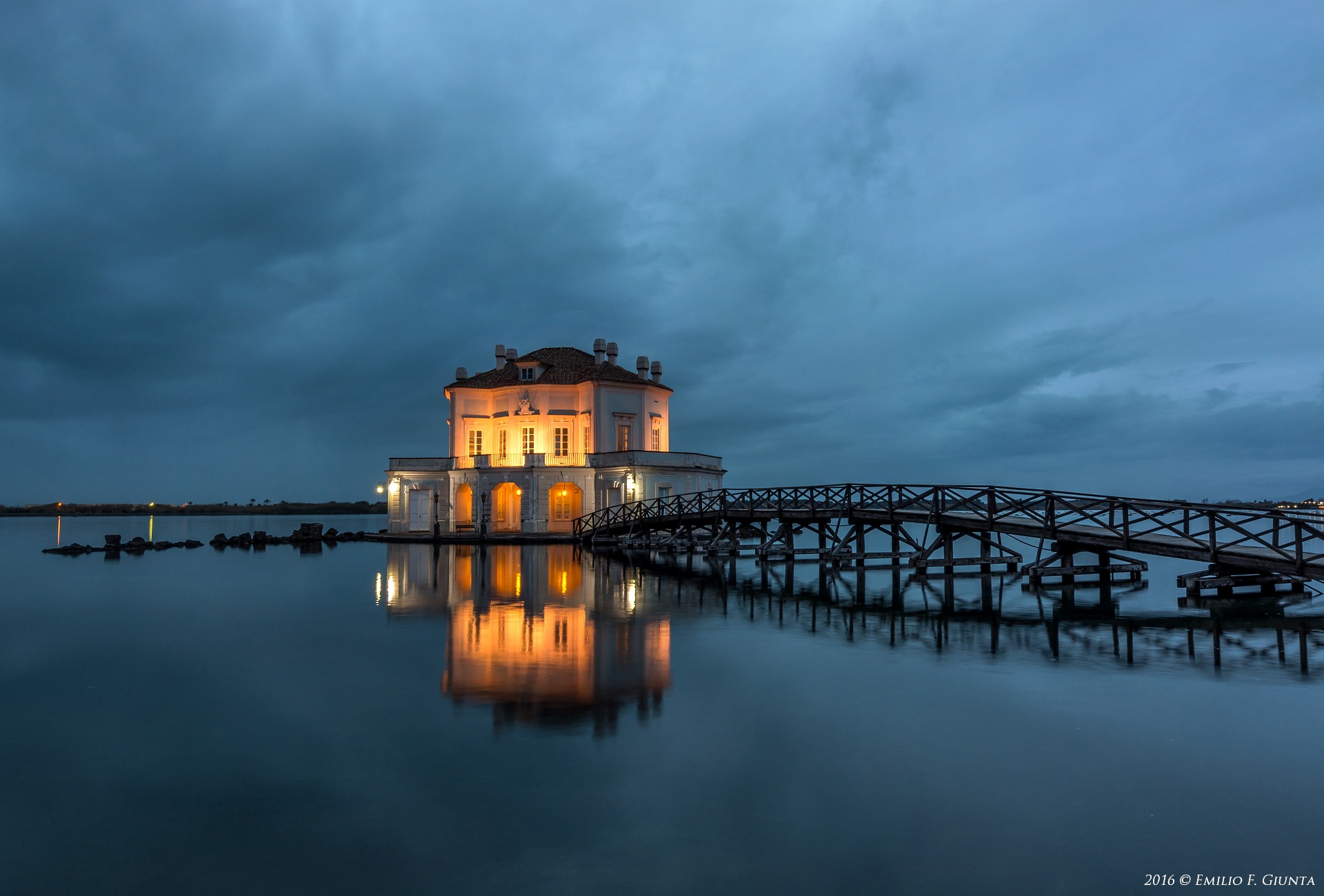 Reflections blue hour