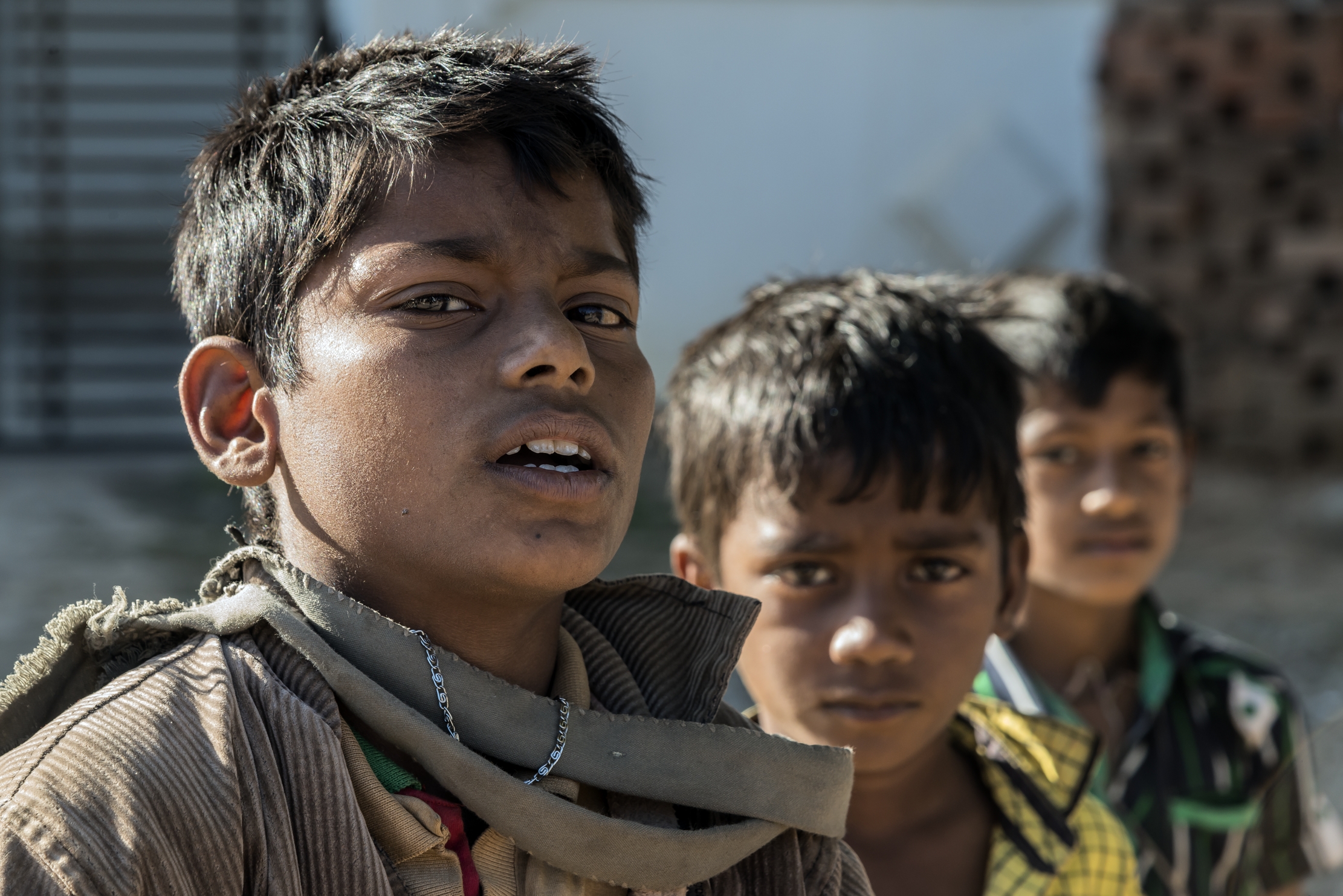 Gujarat 2015 - Piccoli cantori