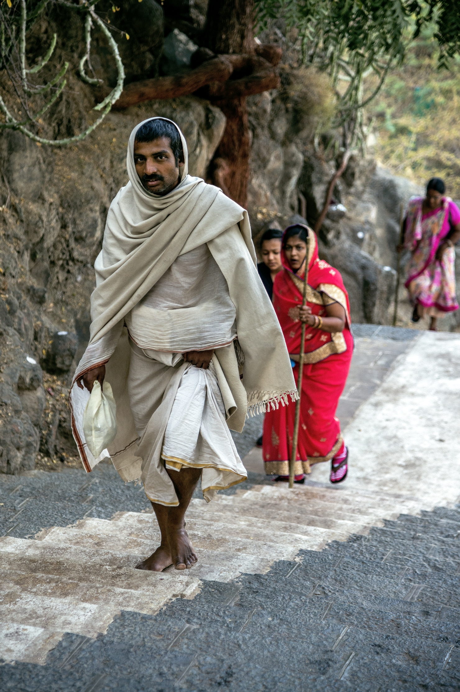 Gujarat 2015 - Santone e pellegrini a Shatrunjaya