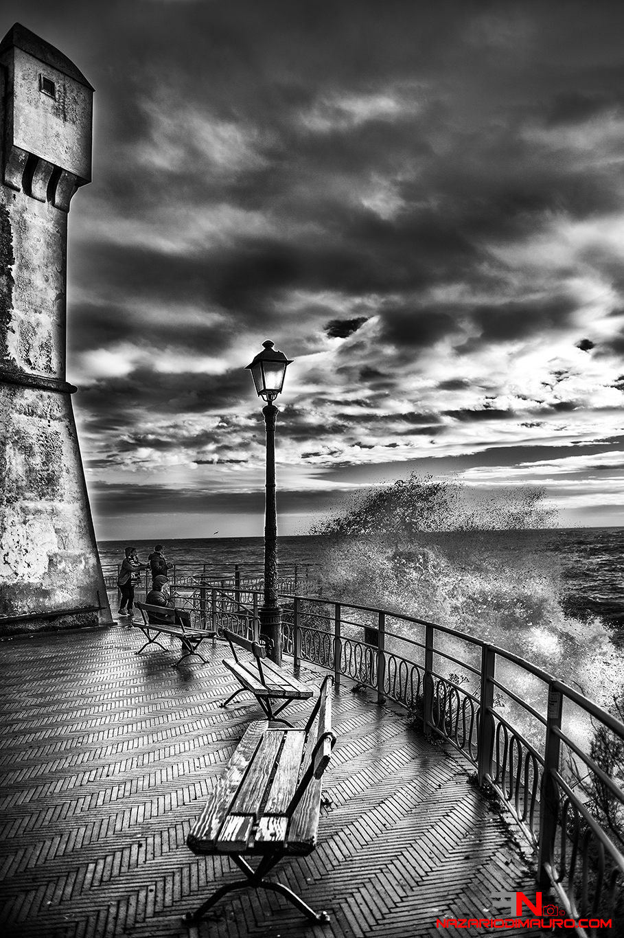 Watching the sea ...