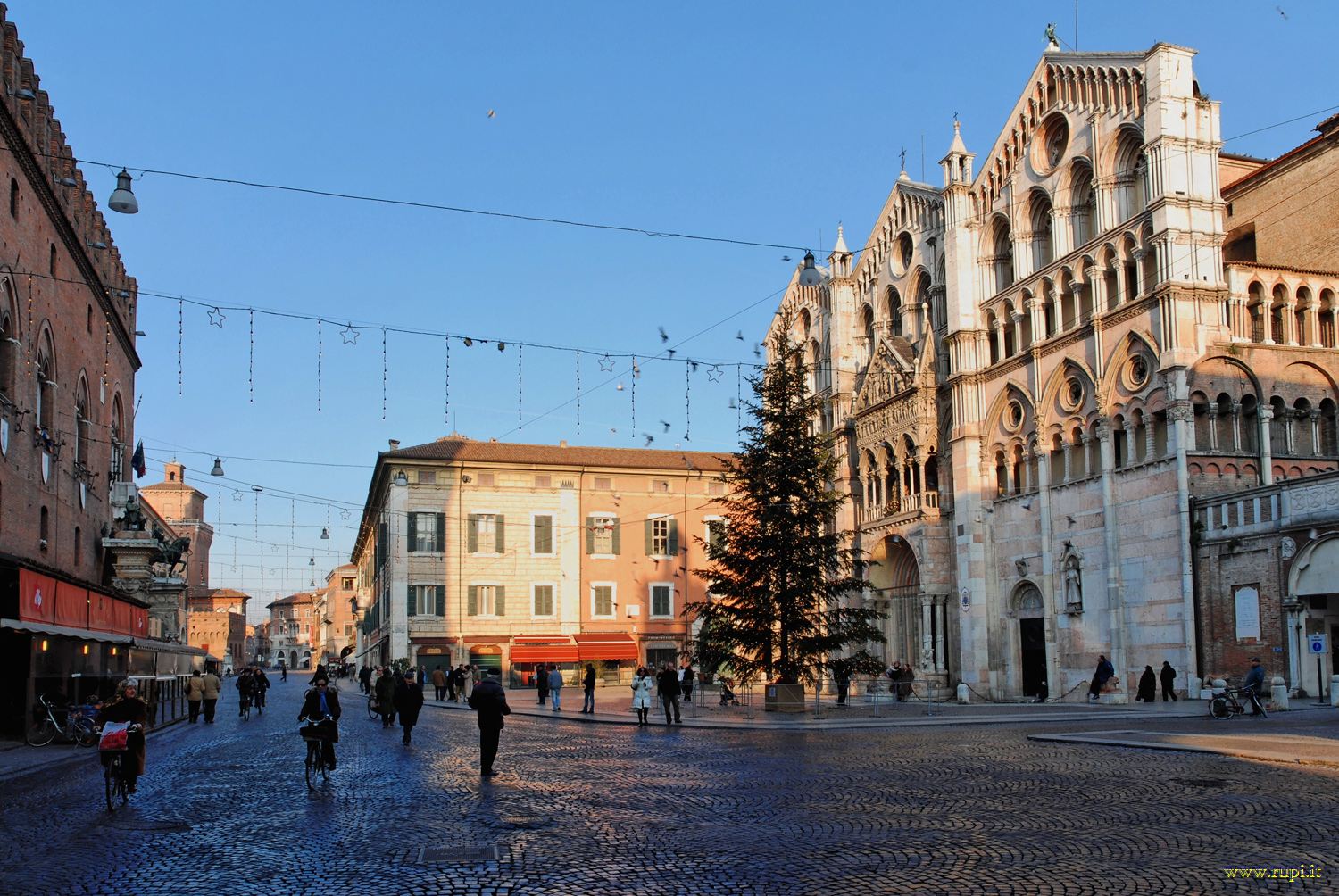 The square of the Cathedral of Ferrara