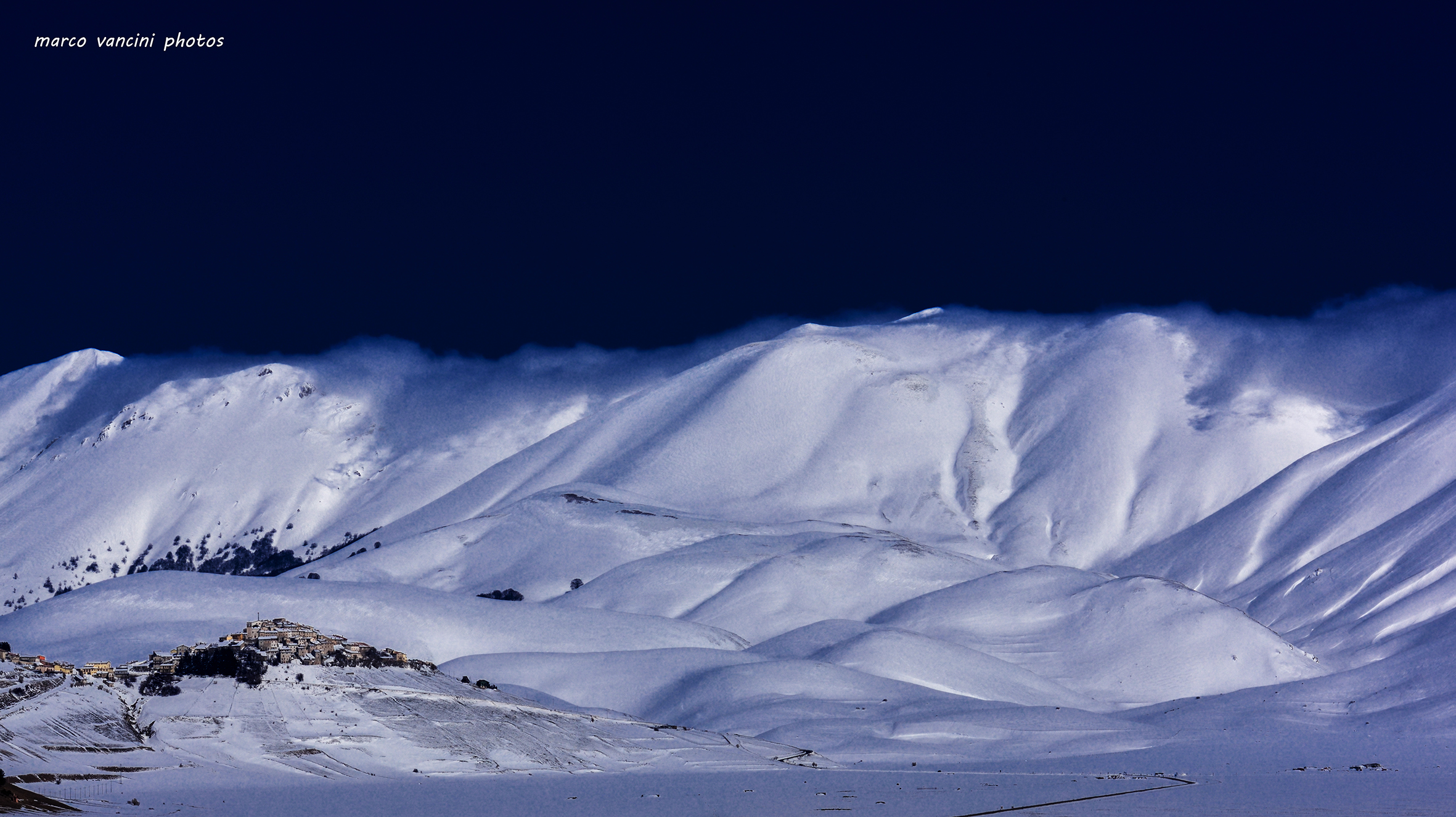Castelluccio di Norcia in inverno