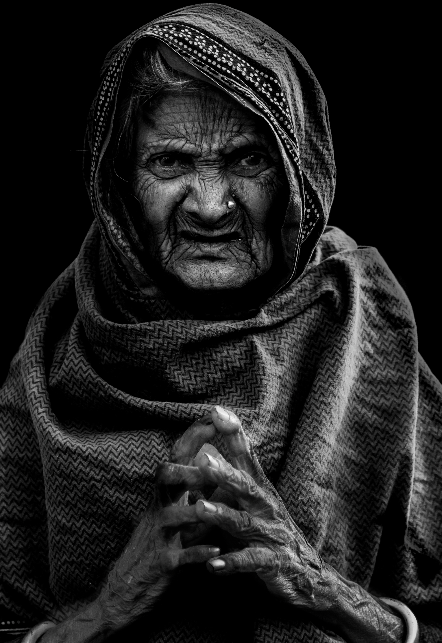 Gujarat 2015 - In un villaggio B&W