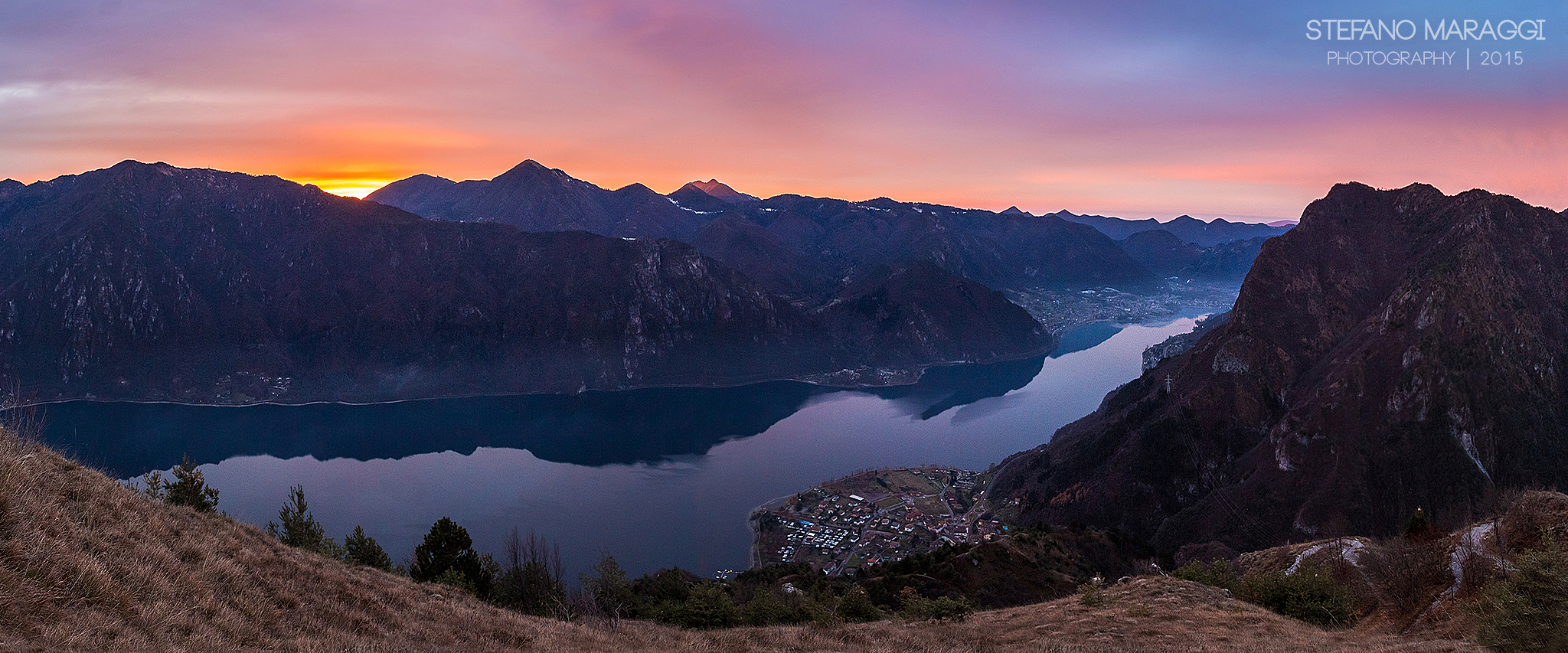 Sunrise from the summit.