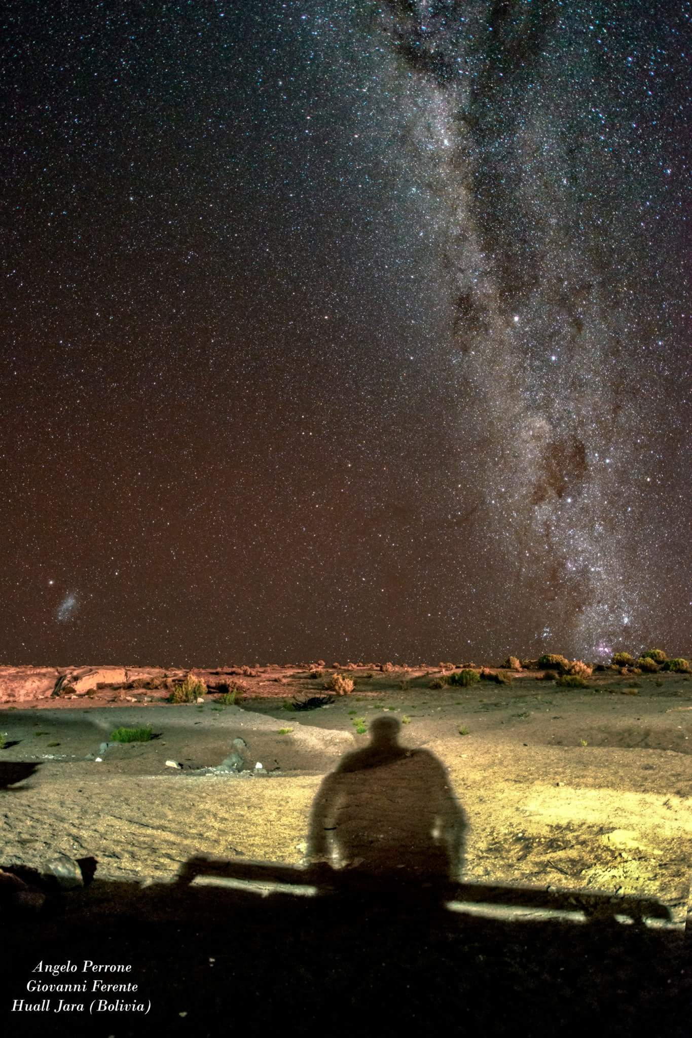 Contemplating the sky to 5000 meters ... Bolivia