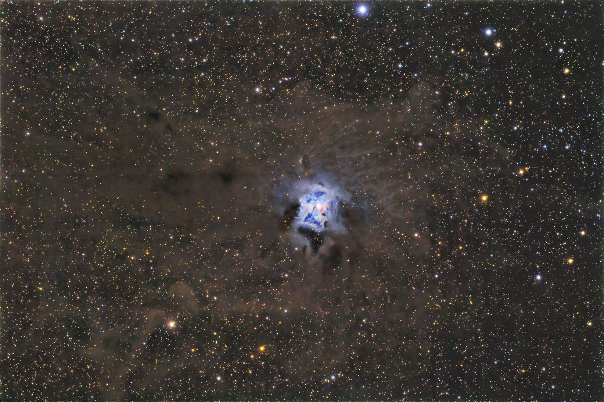iris nebula shooting takahashi toa 130 f / 5.8