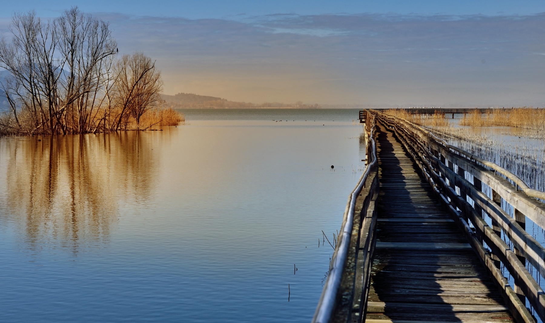 Tramonto sul Lago Trasimeno