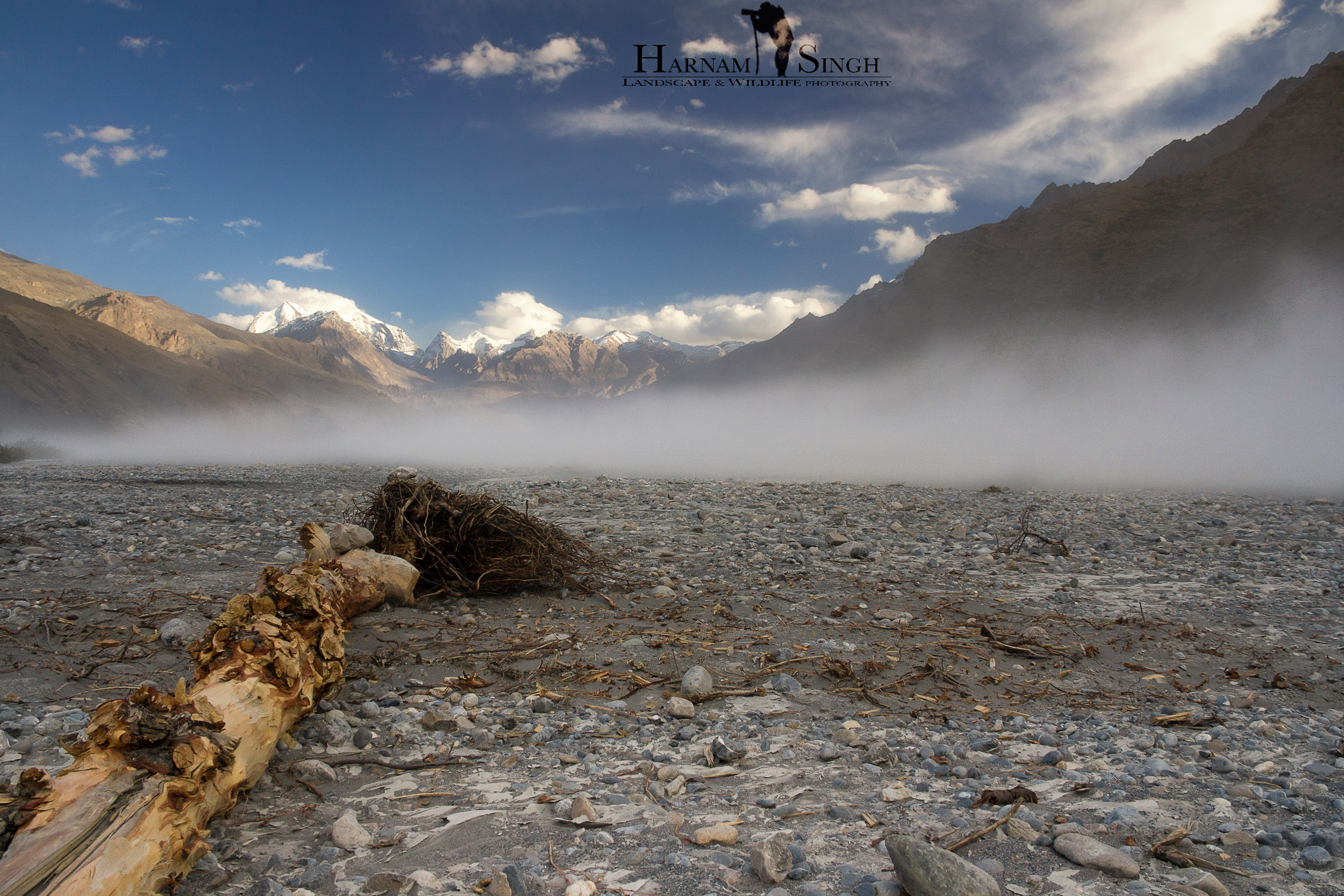"BARREN land AND THE SANDSTORM"