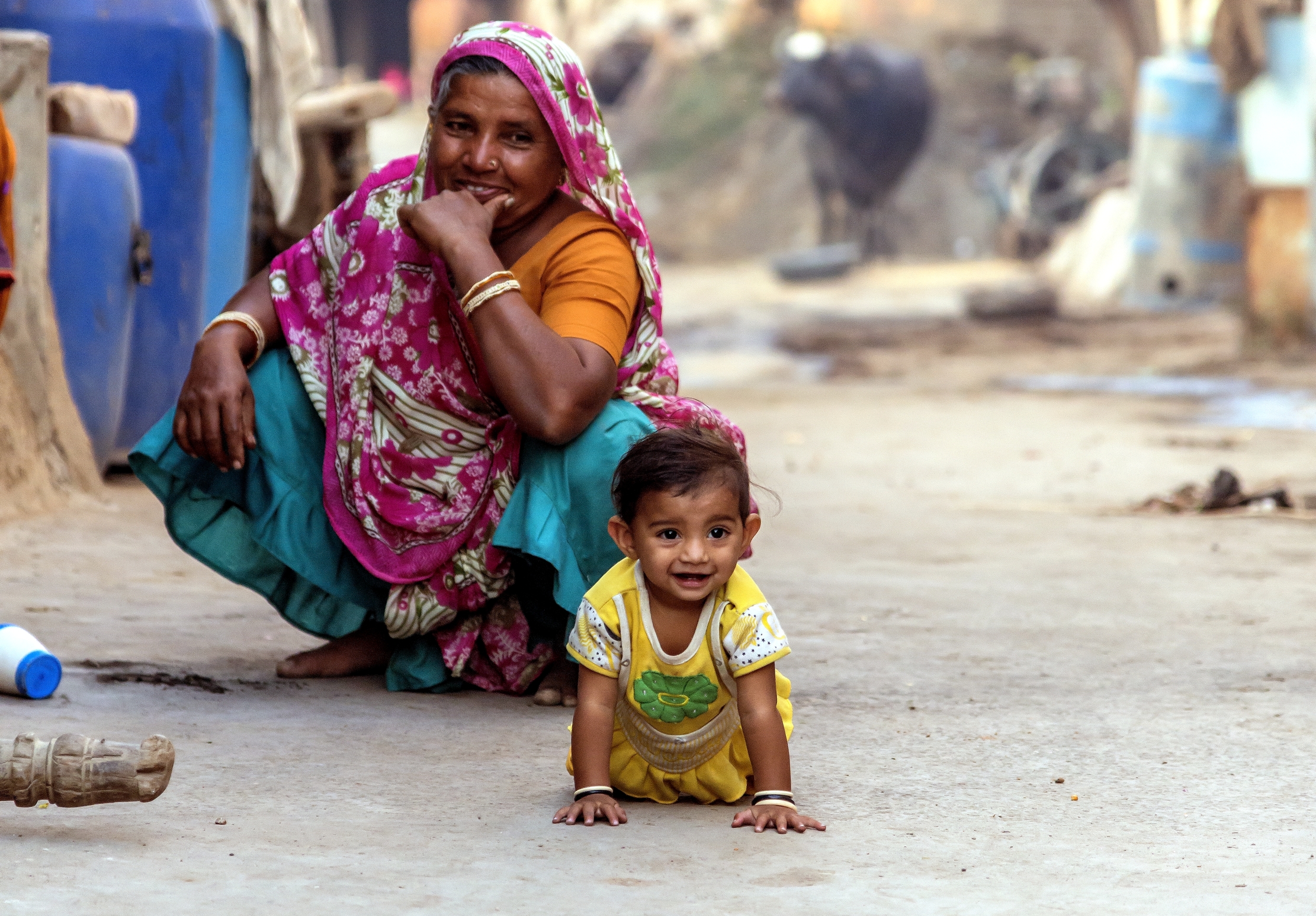 Gujarat 2015 - In un villaggio