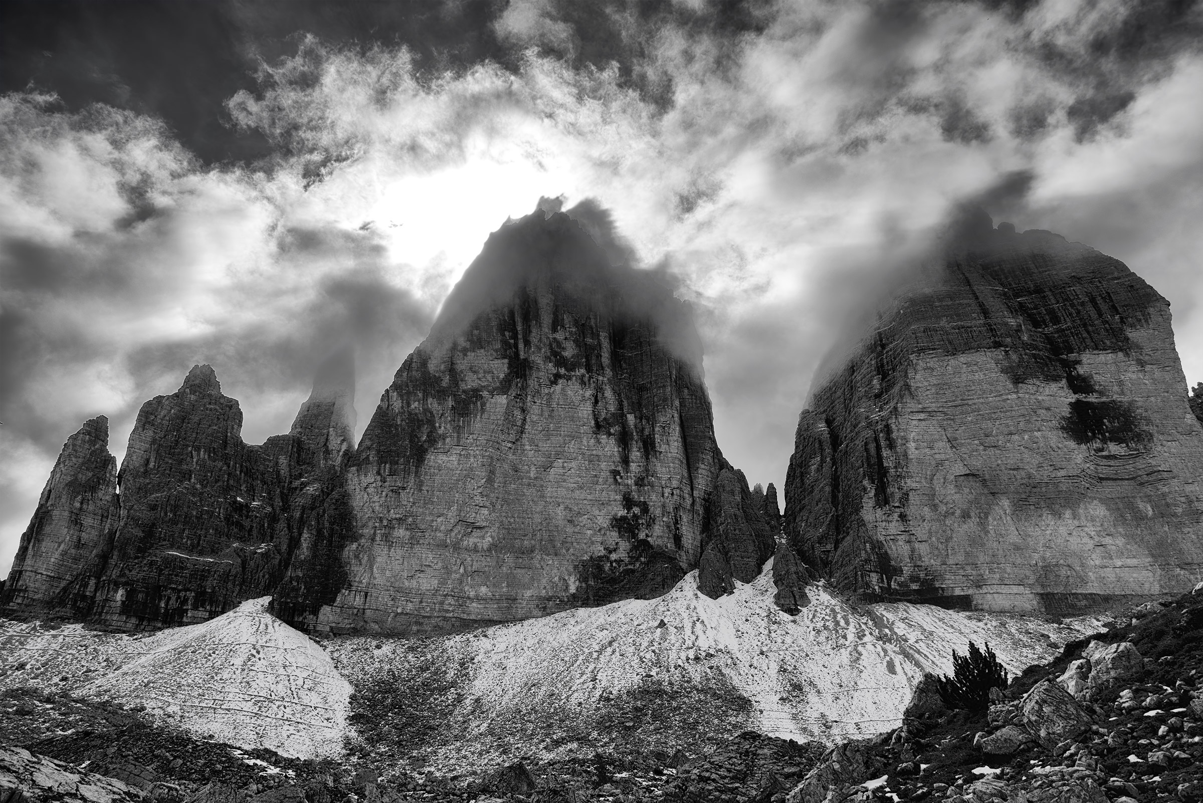 Shadows of Cima Grande