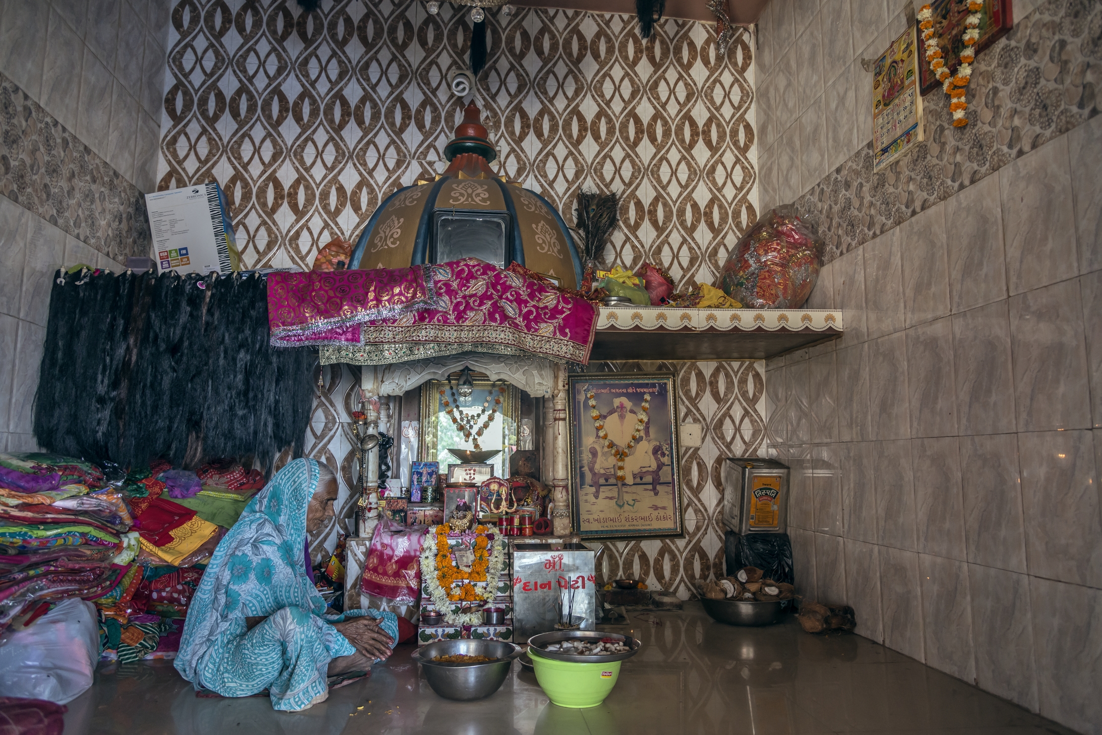 Gujarat 2015 - In un tempio Indù