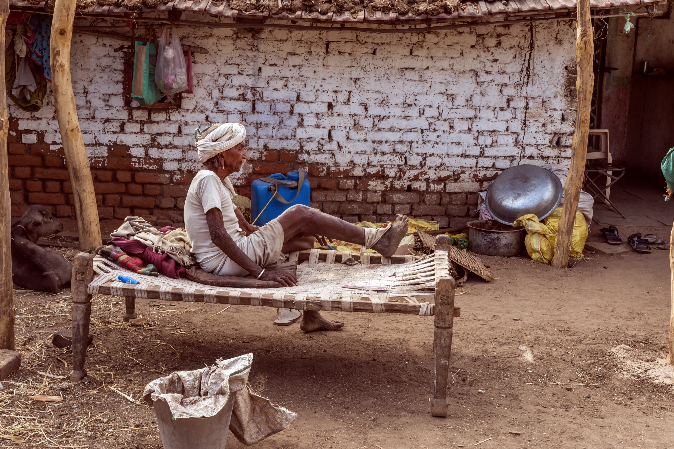 Gujarat 2015 - Anziano contadino