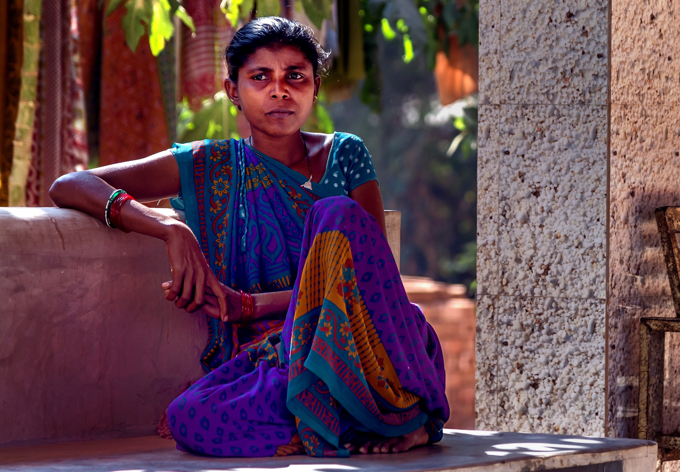 Gujarat 2015 - Nei pressi di un piccolo Tempio Indù