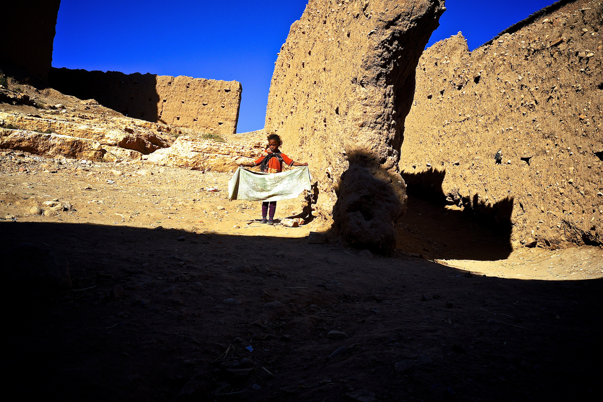 Marocco - Bambina nella Kasba