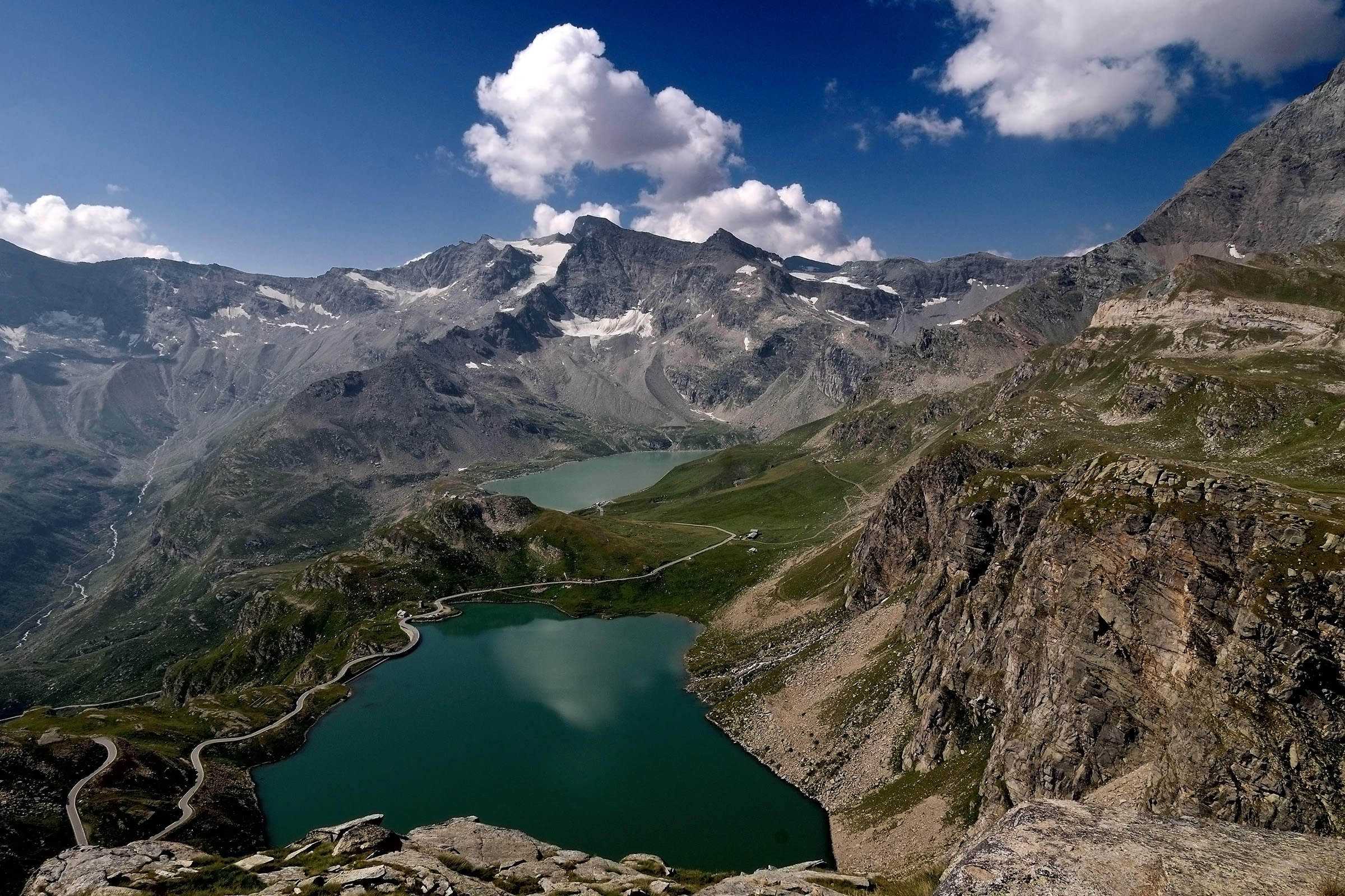 Classico punto panoramico al Nivolet