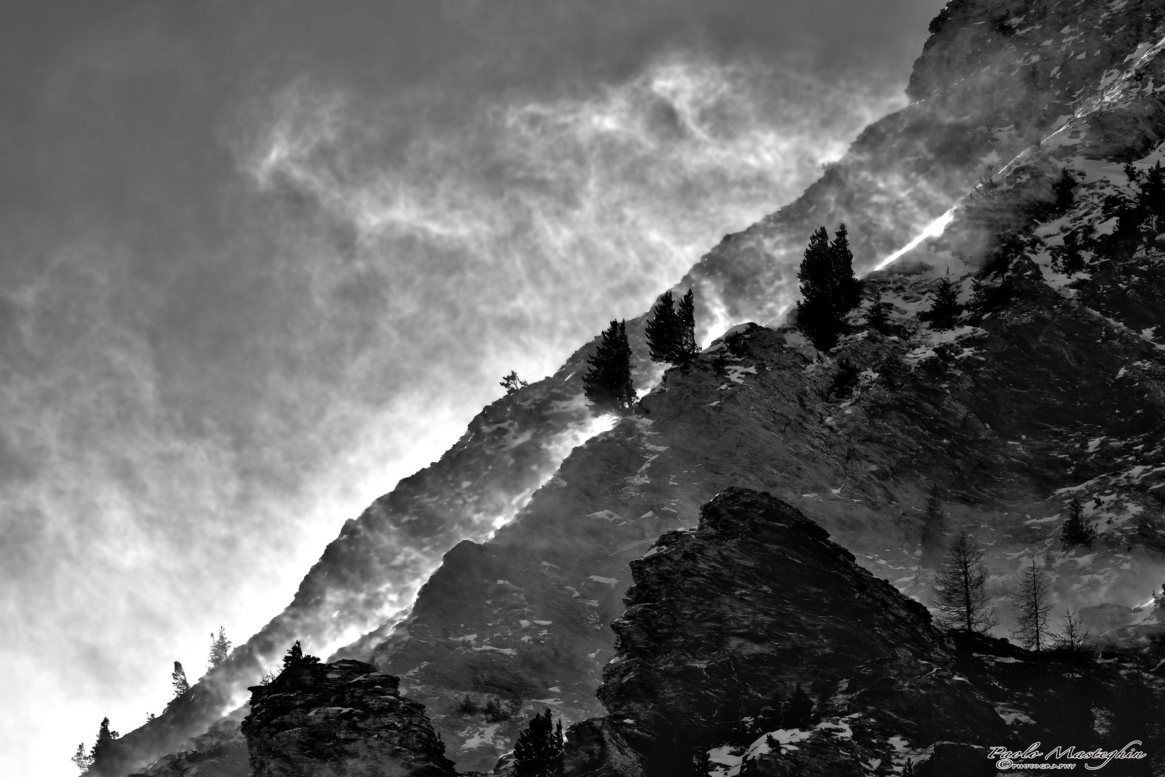 La forza del vento...