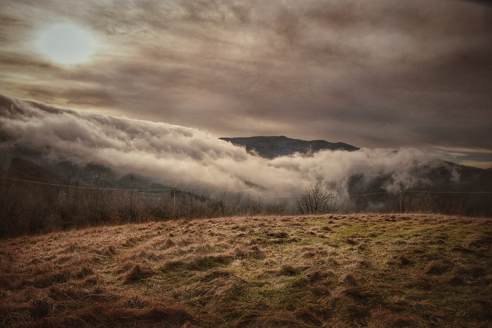 Nebbia sul passo