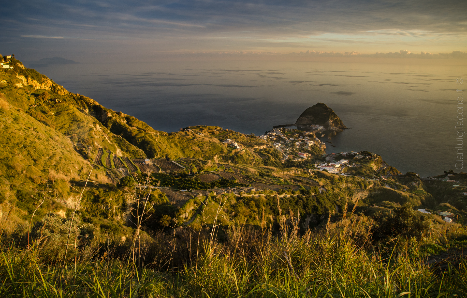 Sant'Angelo d'Ischia from Serrara lookout - (na)