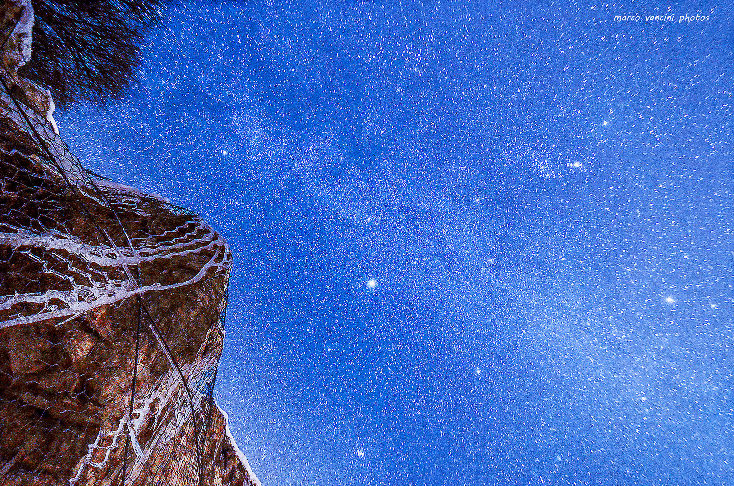 starry sky in Abruzzo