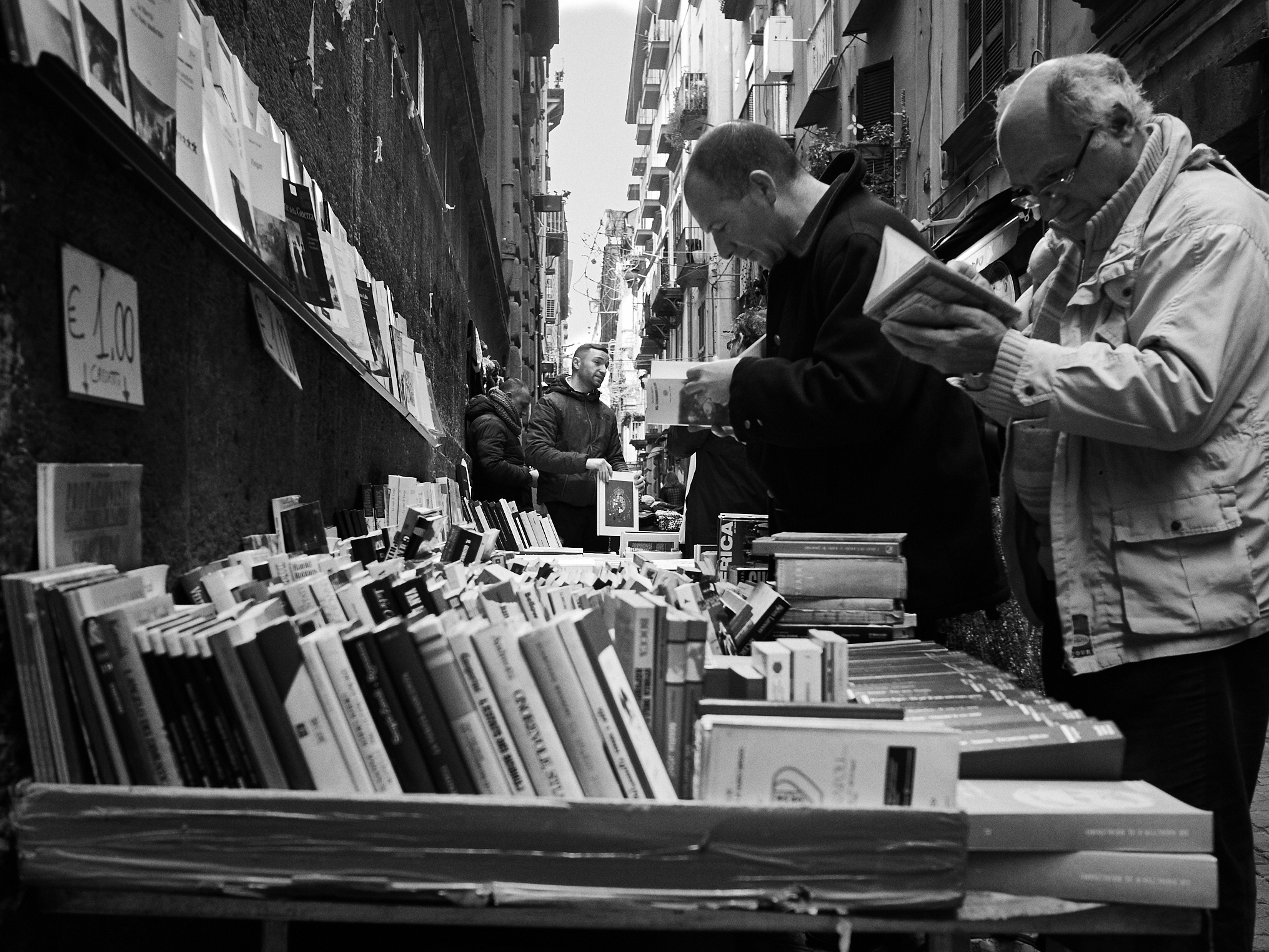 Bancarella di libri...