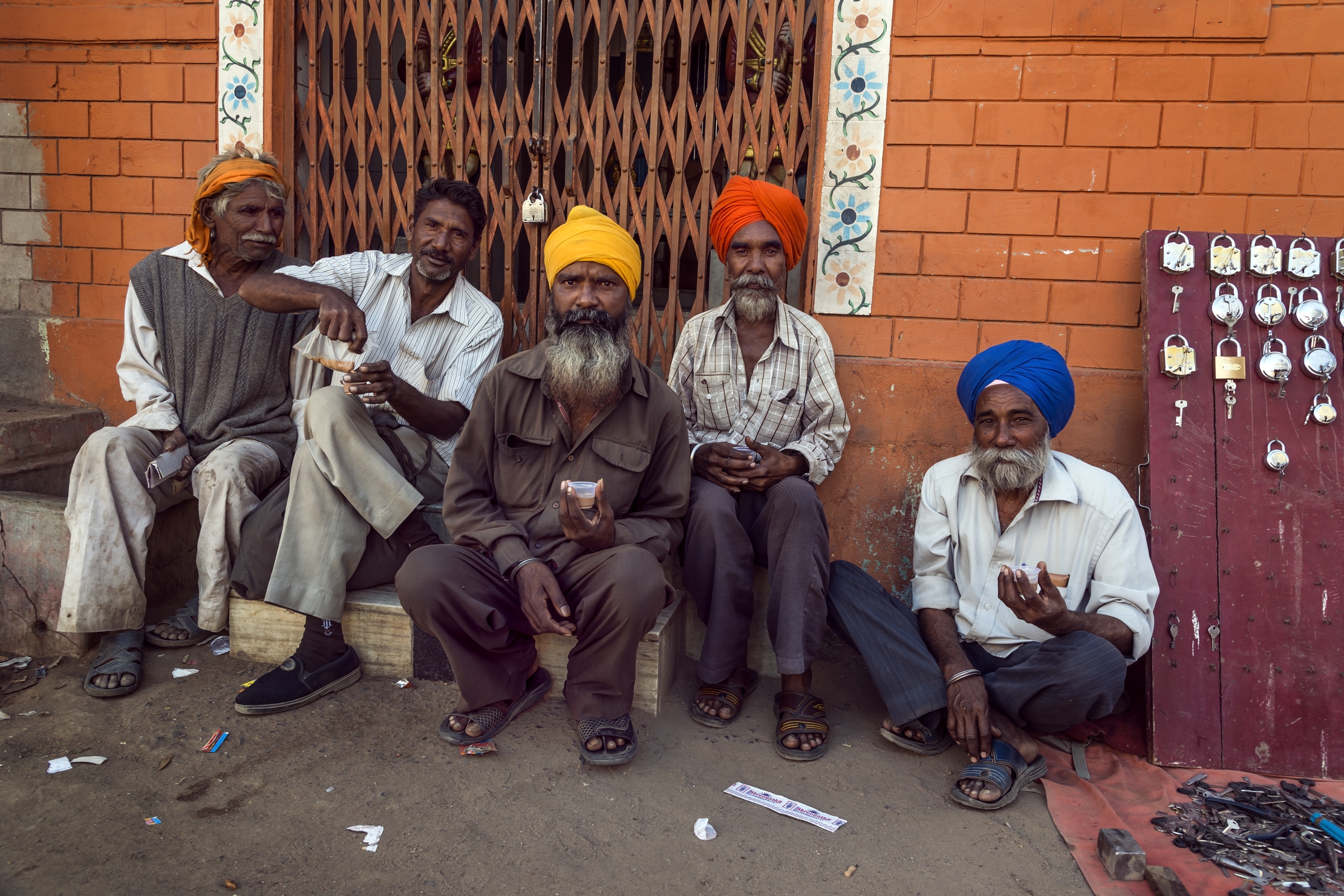 Gujarat 2015 -  Sikh ,in un mercato