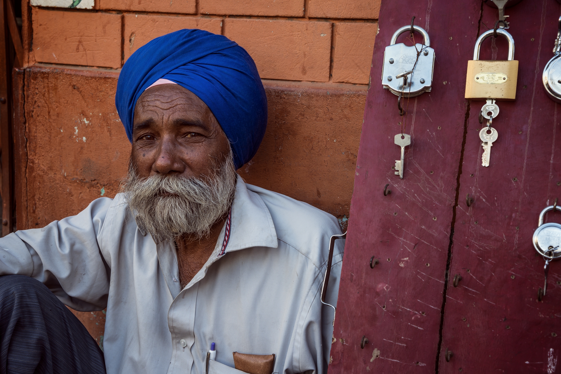 Gujarat 2015 - Sikh, in un mercato