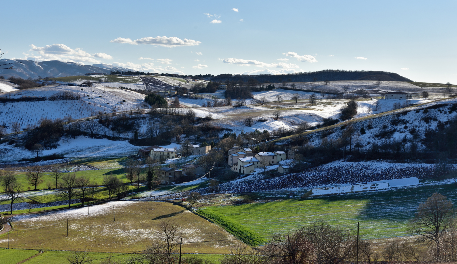 The village of Arvello -Altopiano Colfiorito