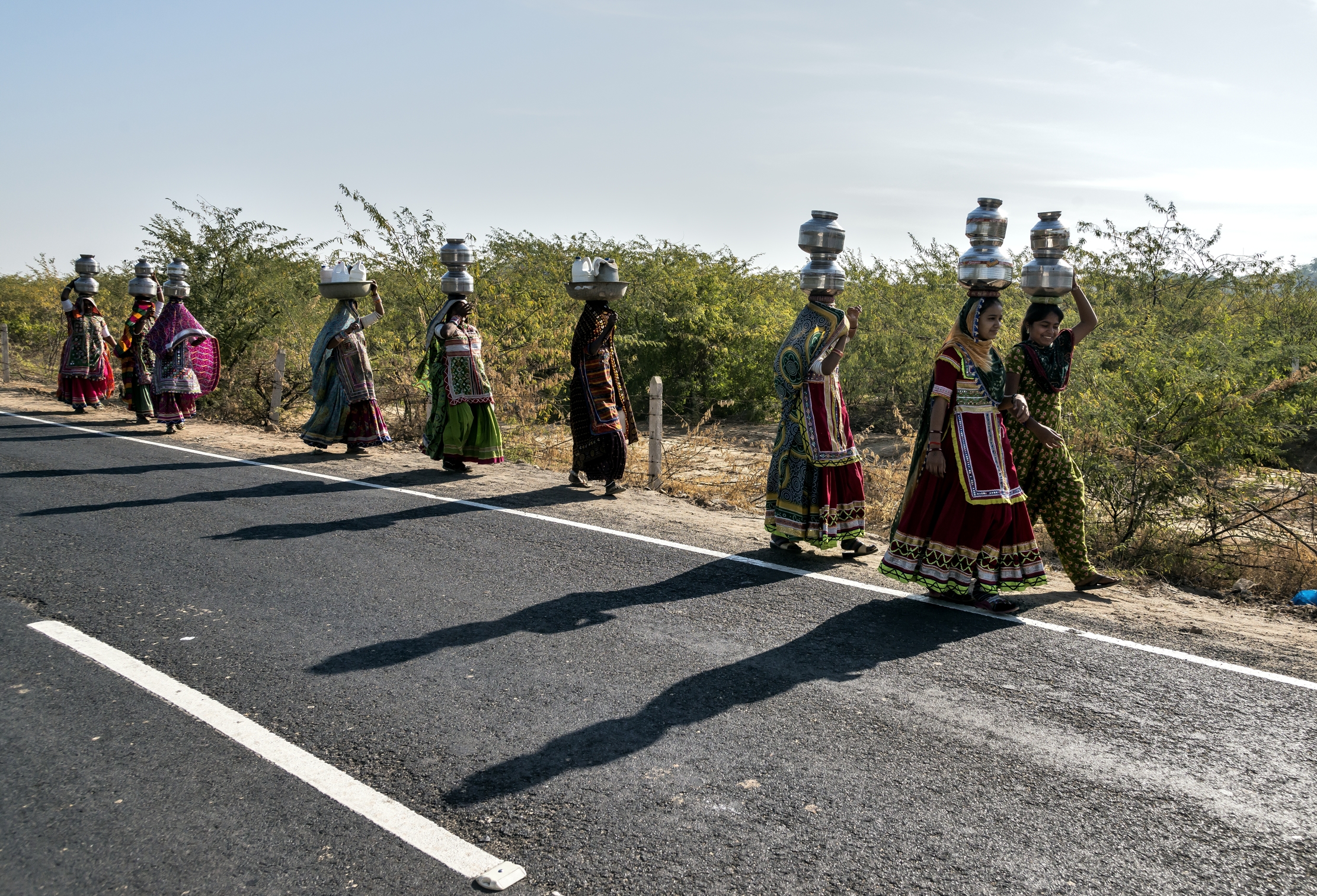 Gujarat 2015 - La filla sulla strada