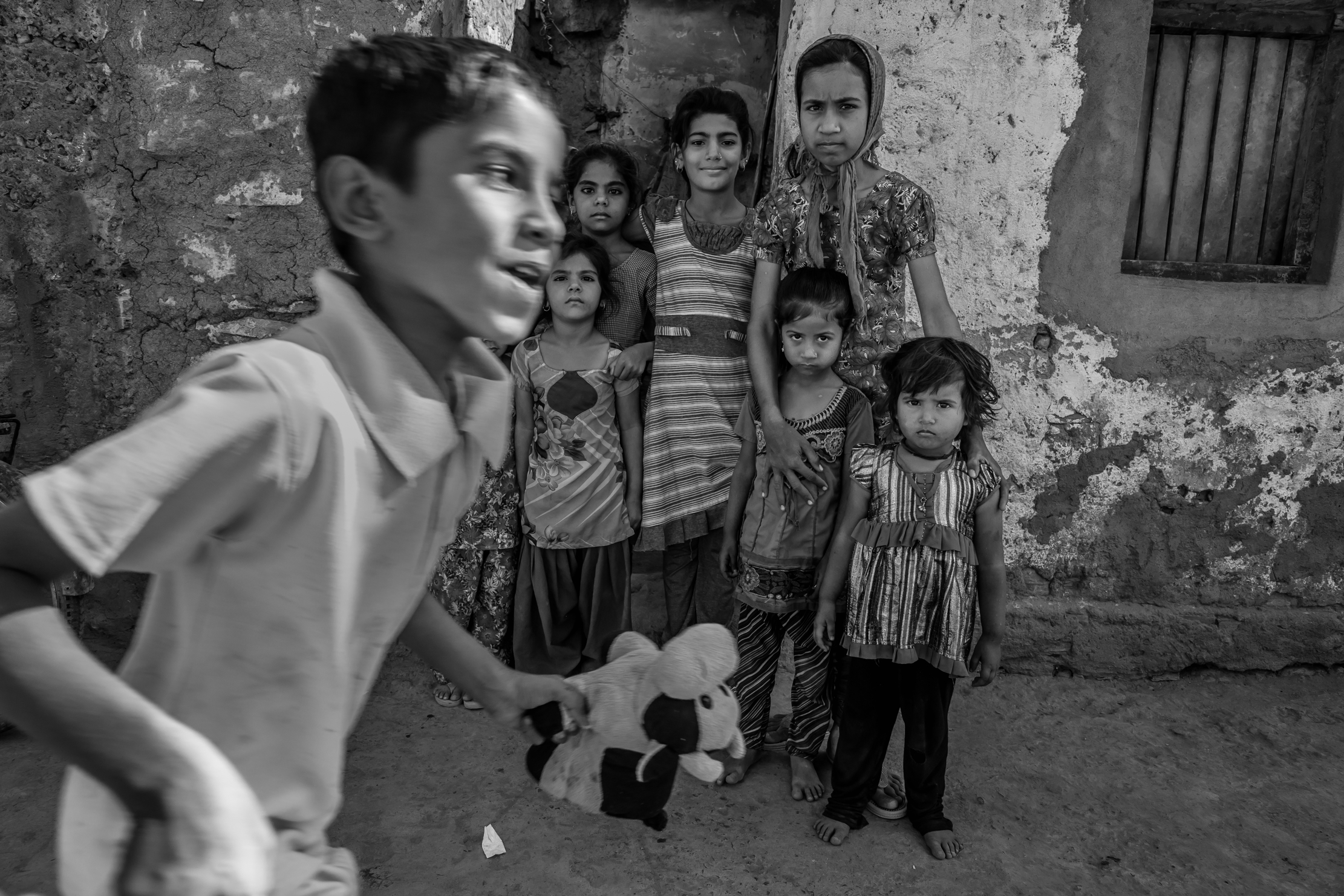 Gujarat 2015 - L'intruso b&w