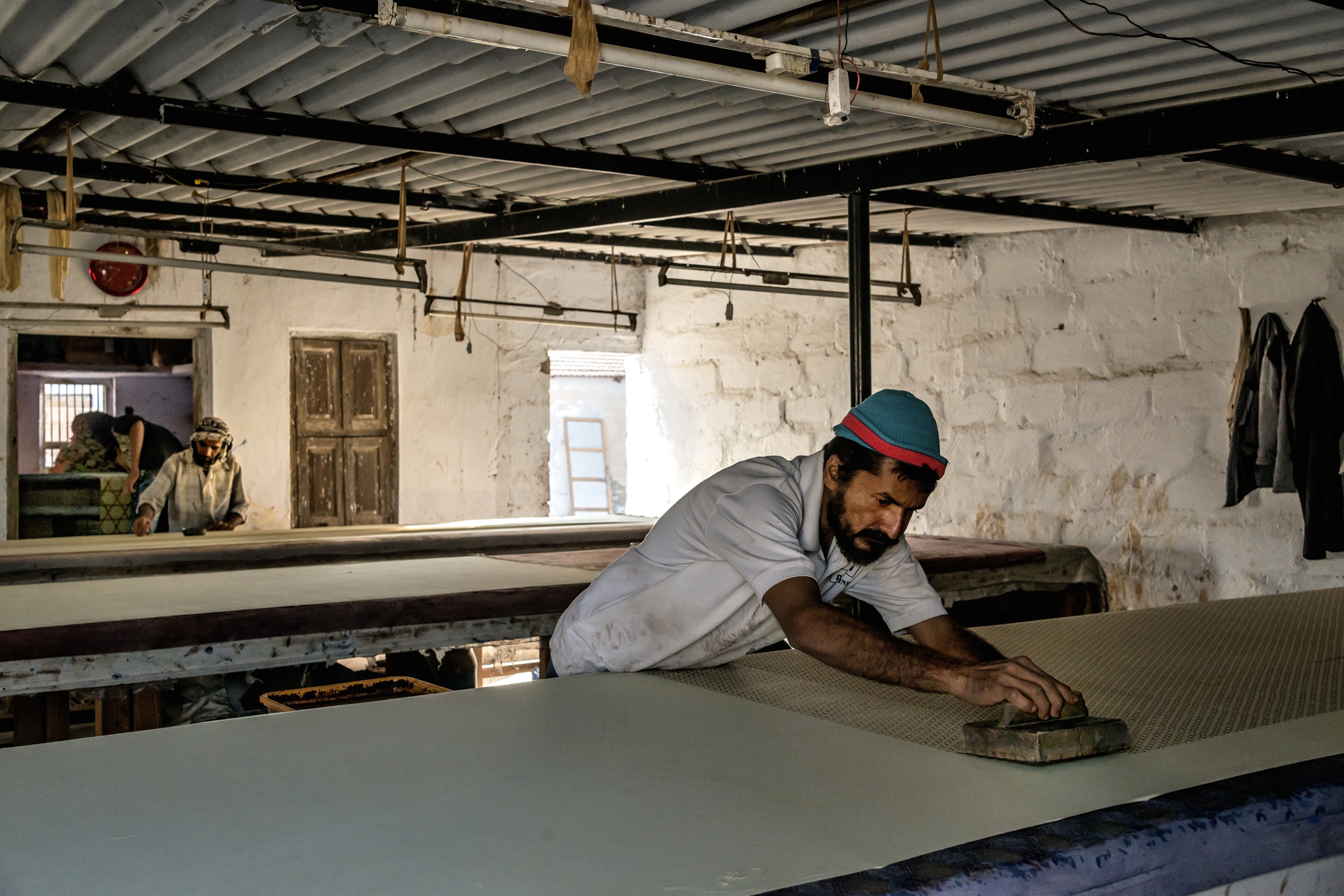 Gujarat 2015 - In una fabbrica tessile