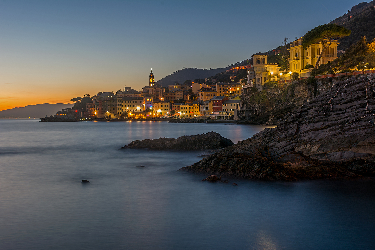 Bogliasco-Blue hour