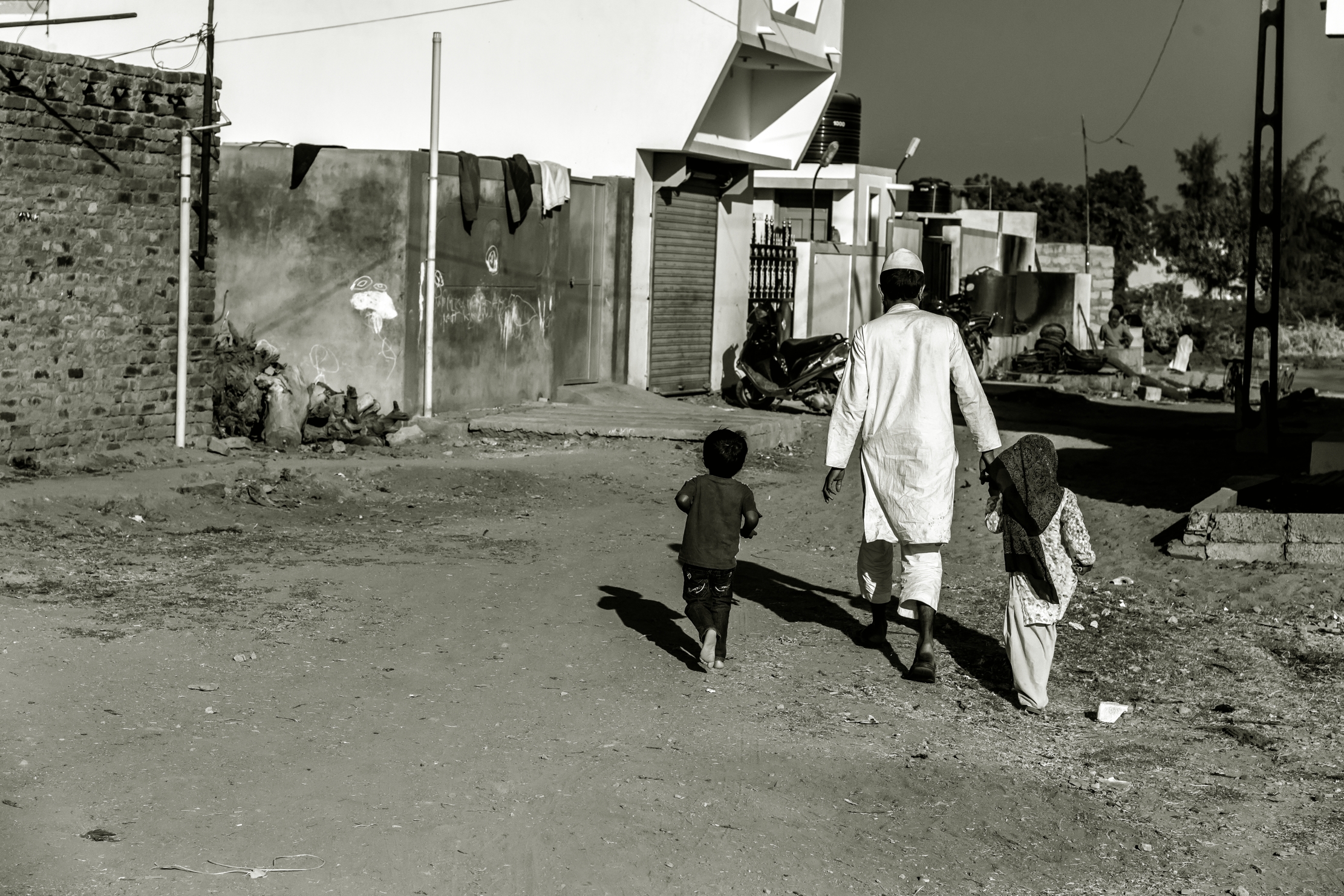 Gujarat 2015 - In un villaggio B&W