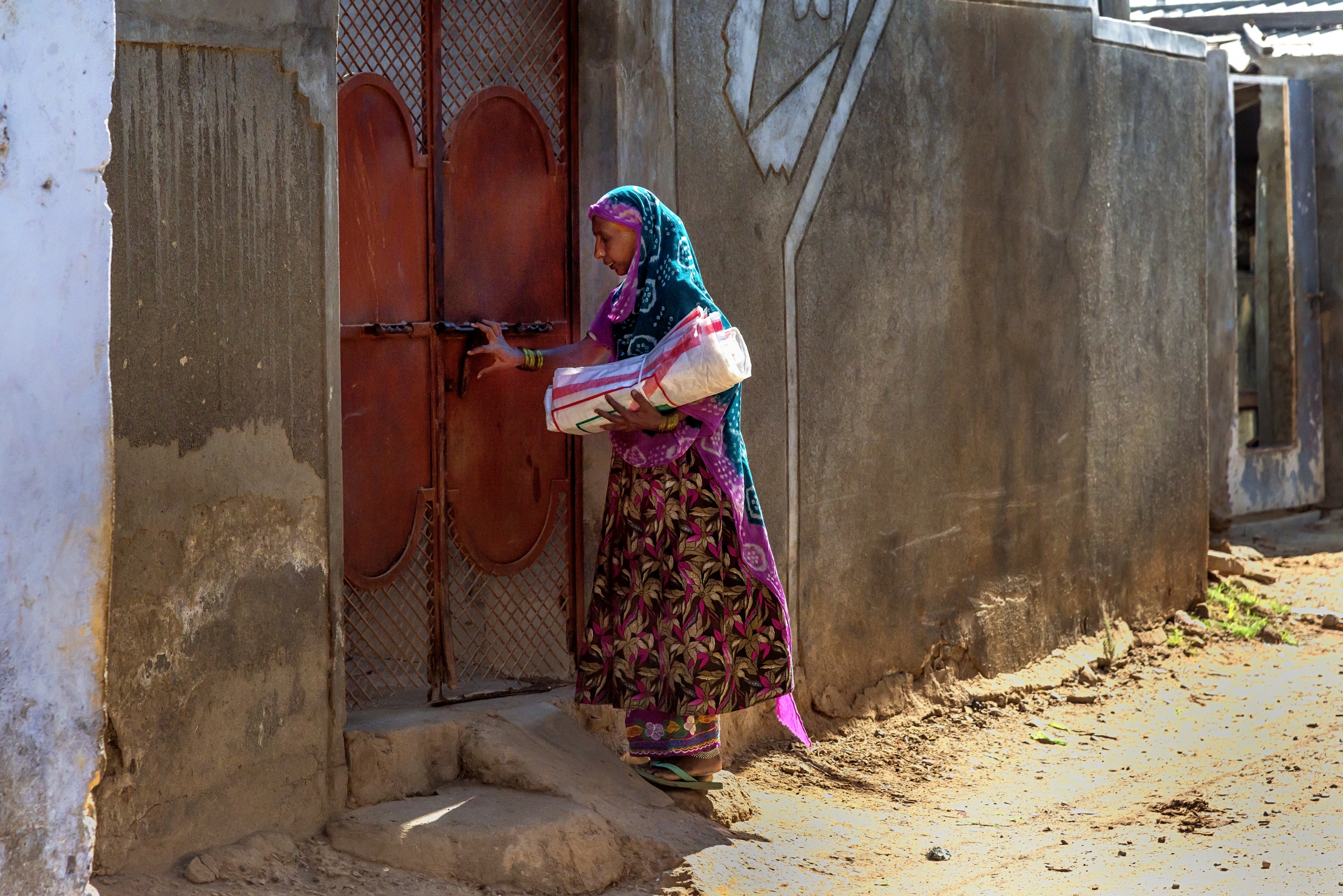 Gujarat 2015 - In un villaggio