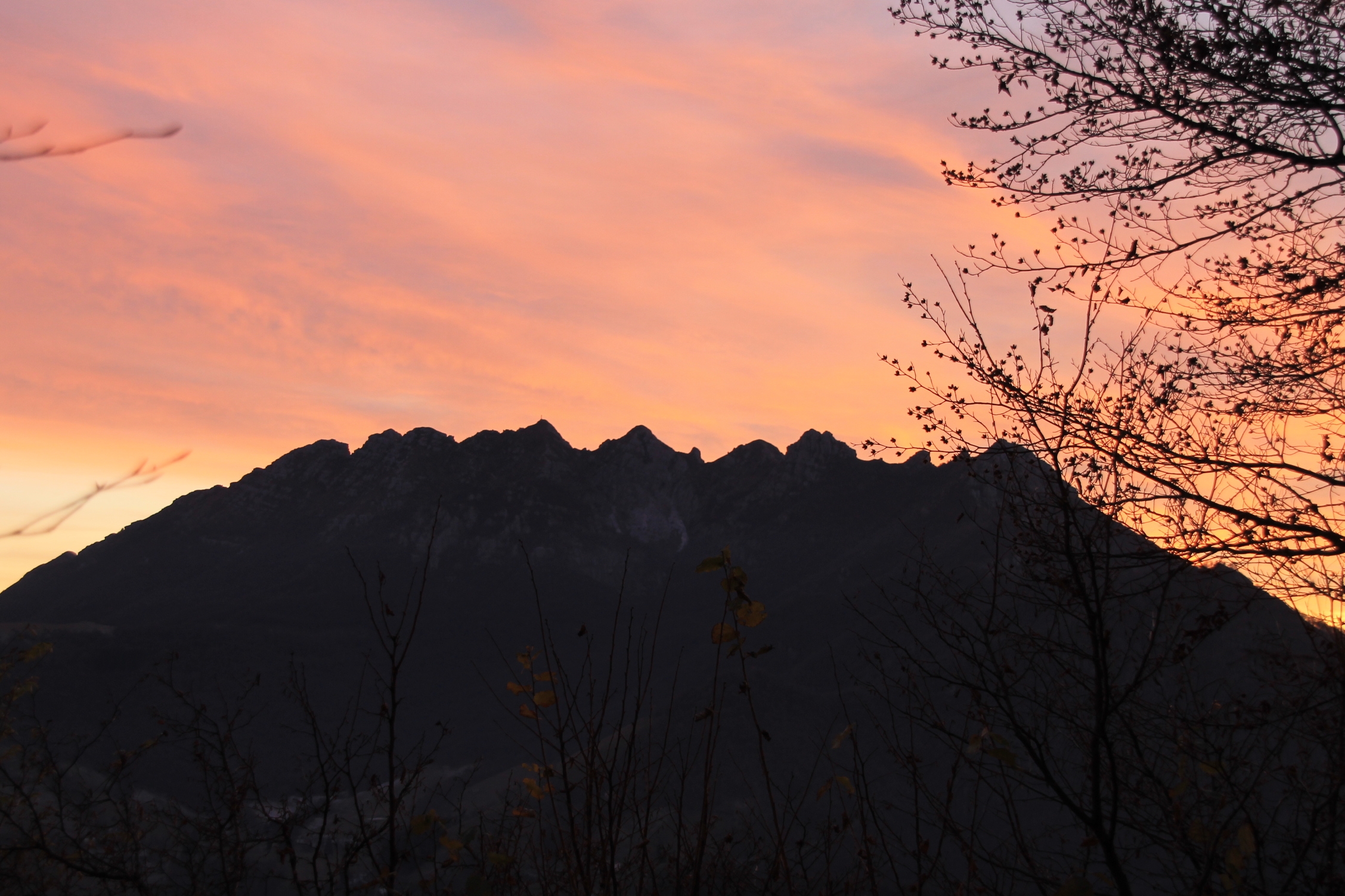 Crepuscolo sul Resegone