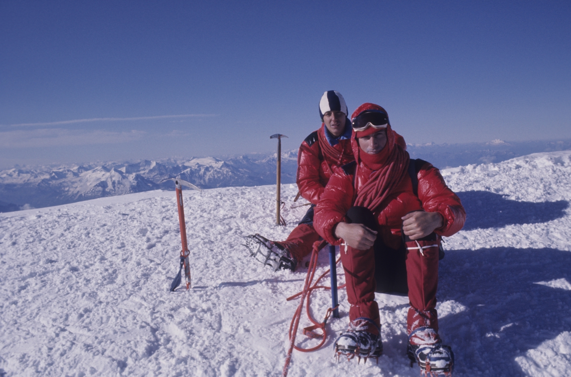 Cima del M. Bianco 4810 m.