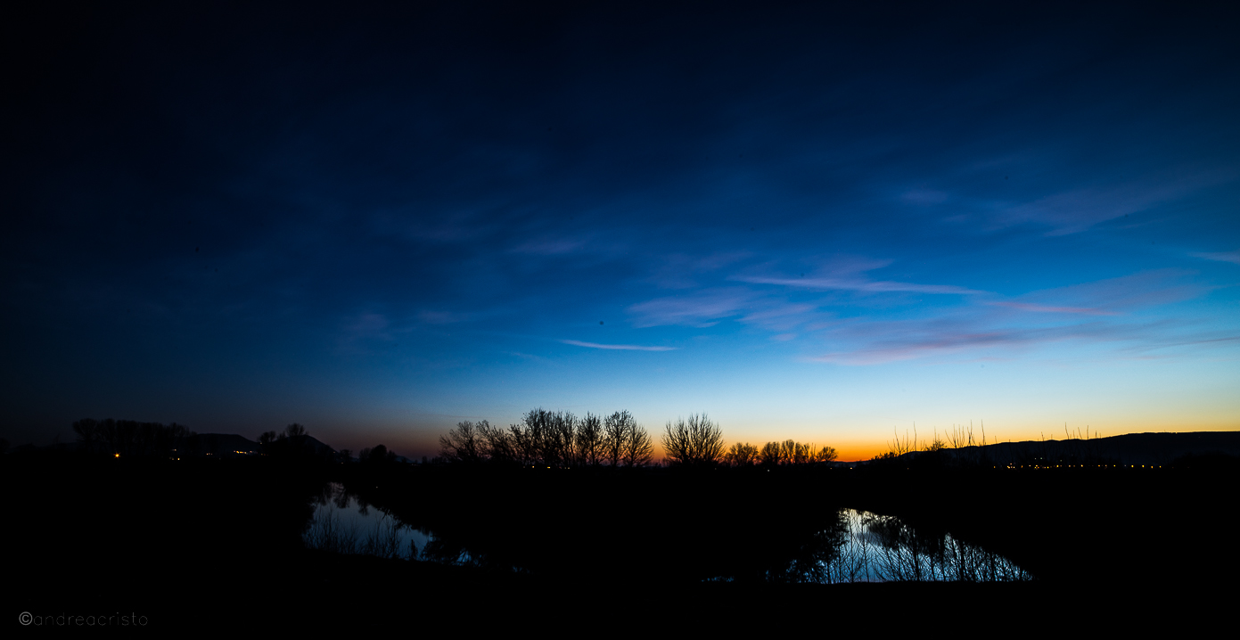 sunset in Riviera Berica
