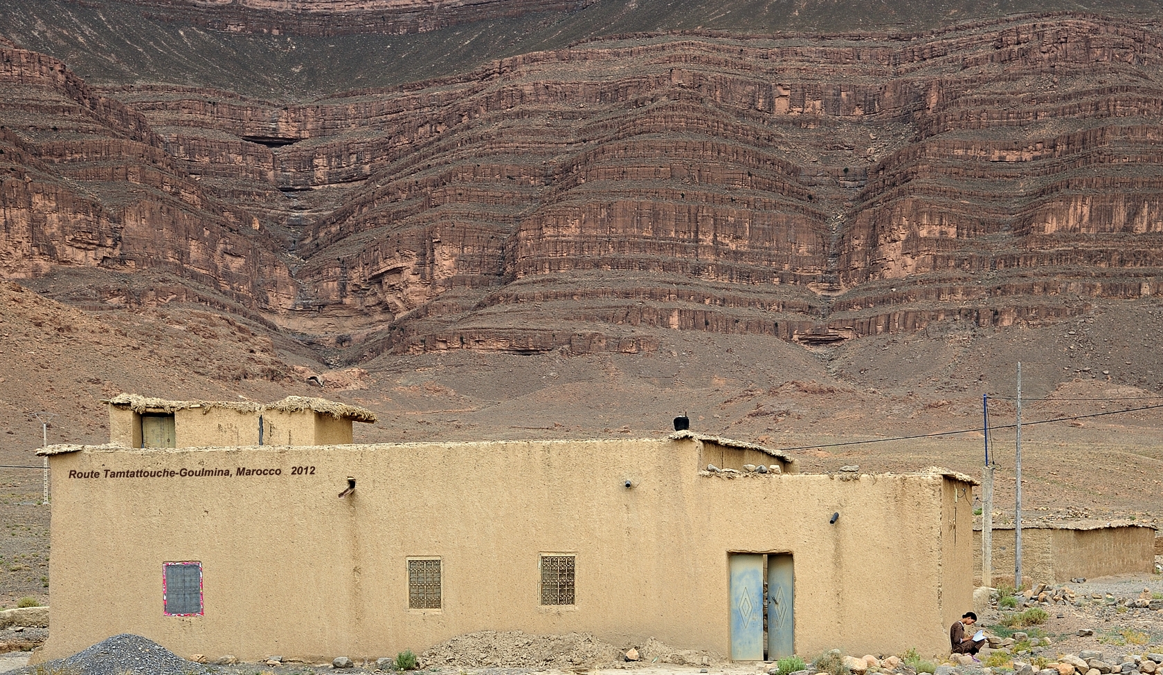 Marocco 2012 route Tamtattouche-Goulmina