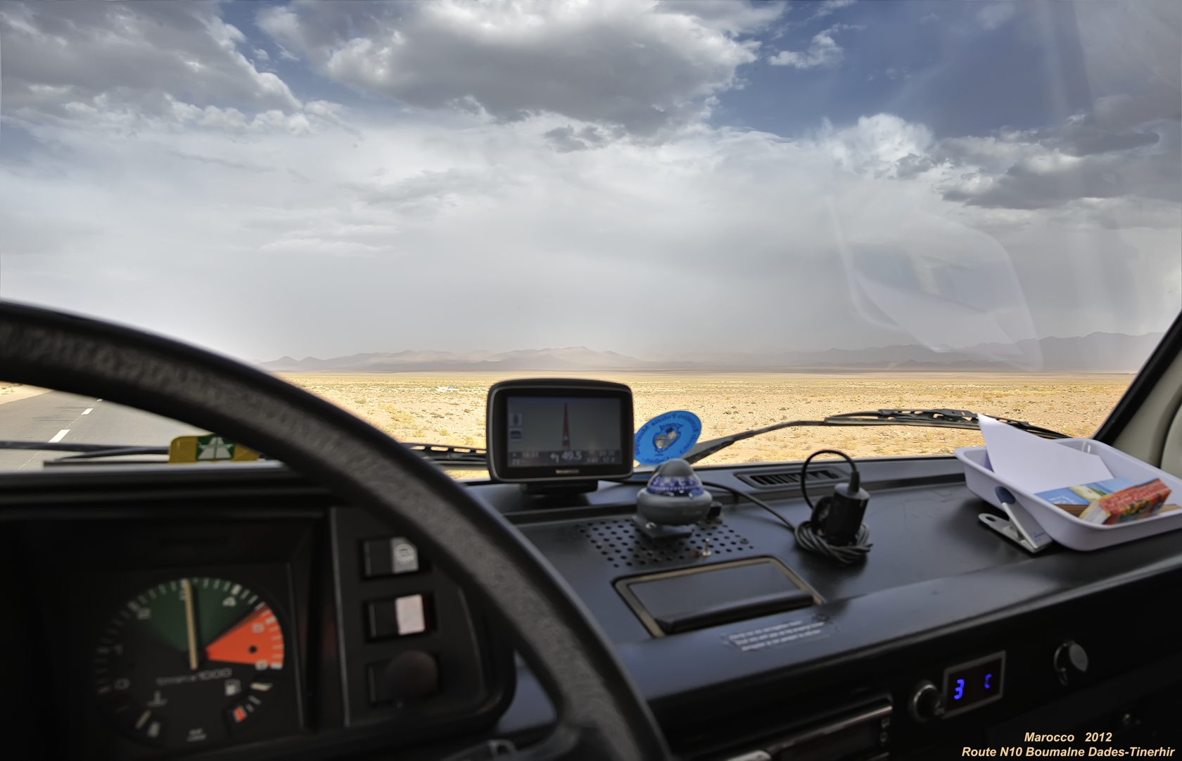 La strada verso il deserto...