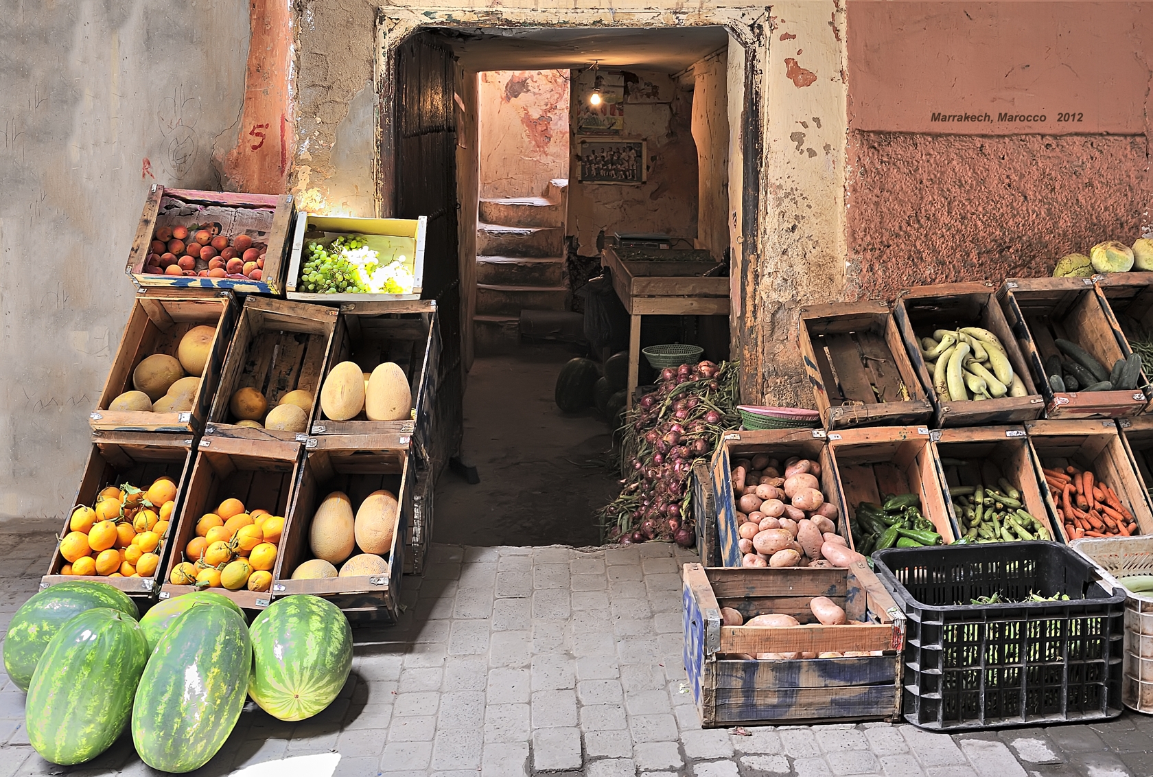 Marrakech, frutta e verdura