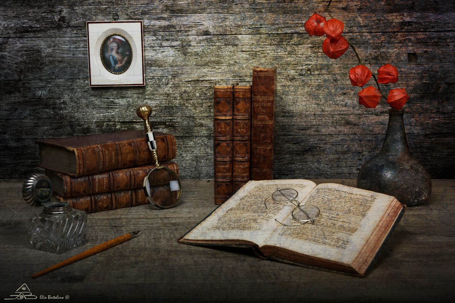 antique books - Tests still life