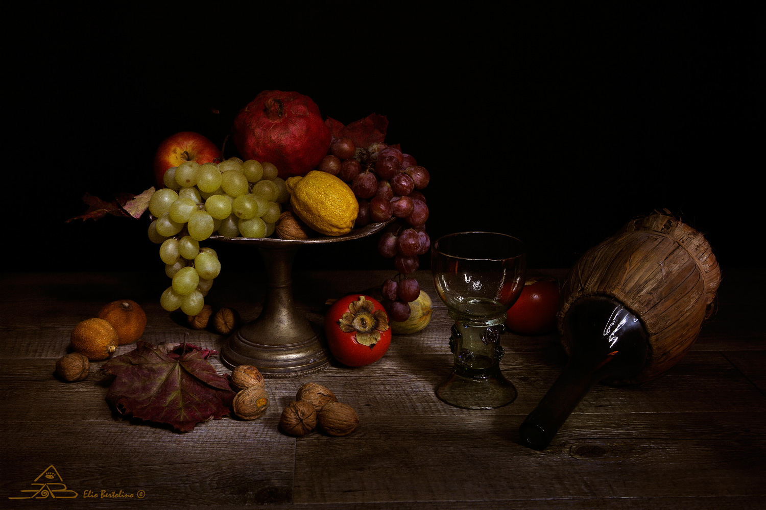 Backsplash with fruit