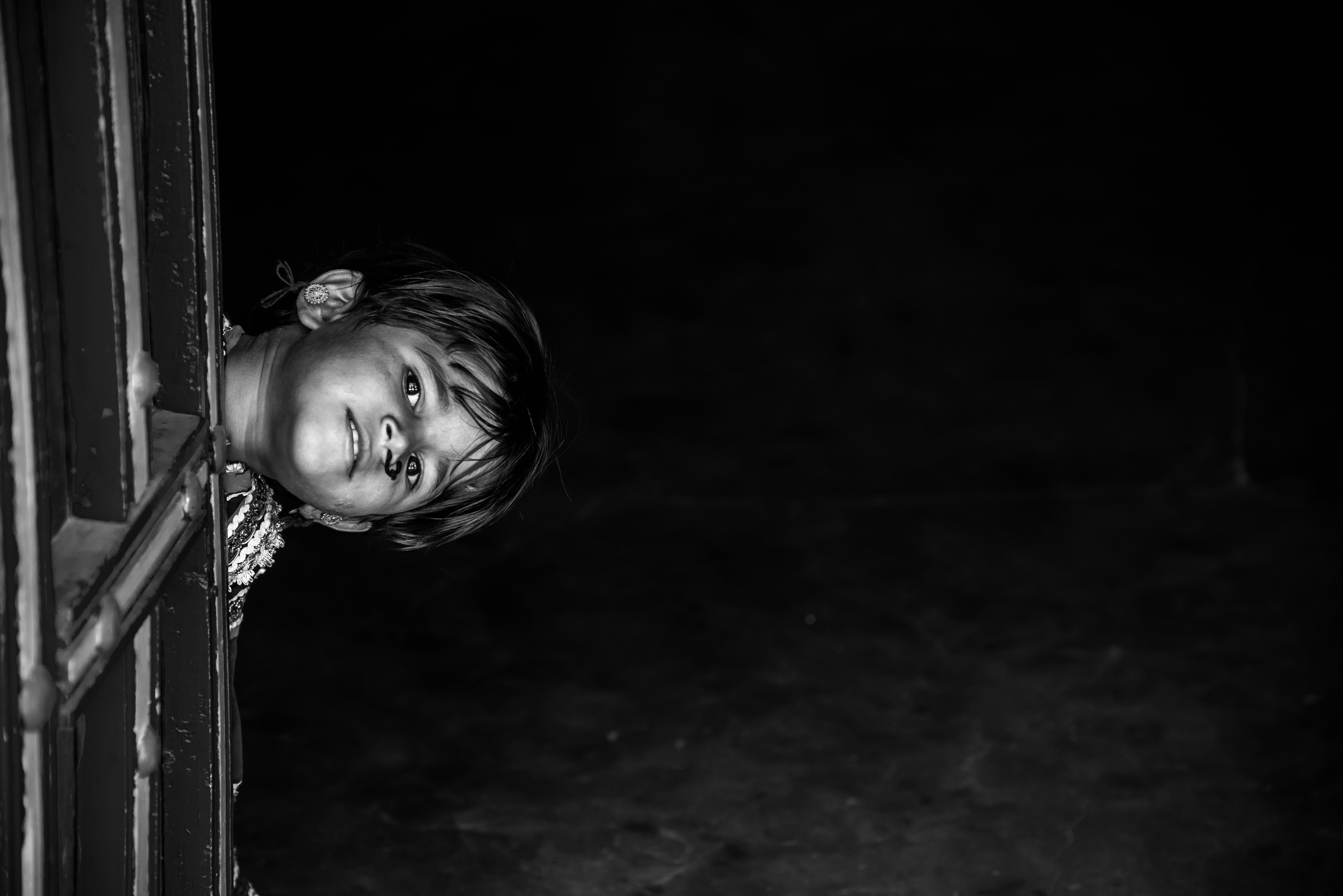 Gujarat 2015 - Sull'uscio B&W