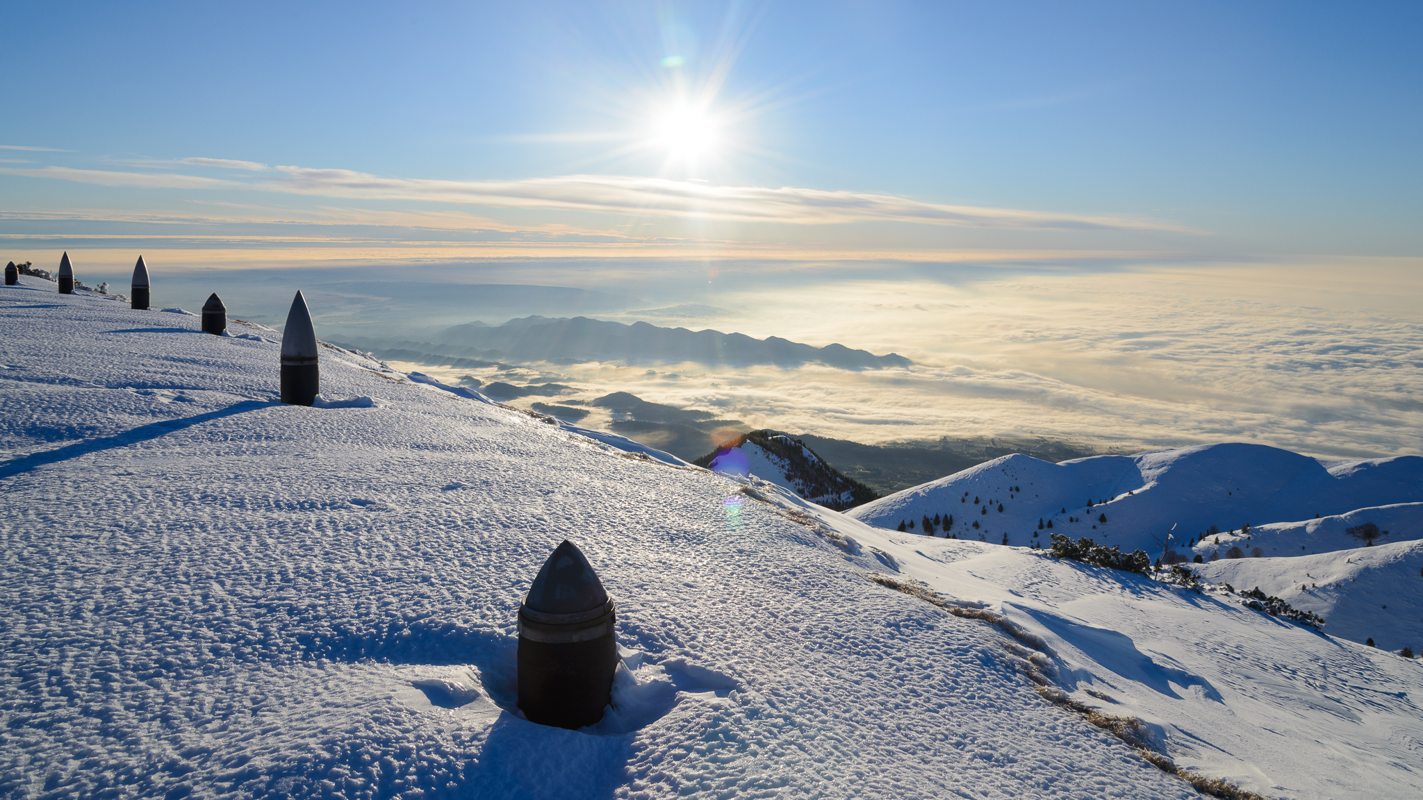 Sunrise at Cima Grappa