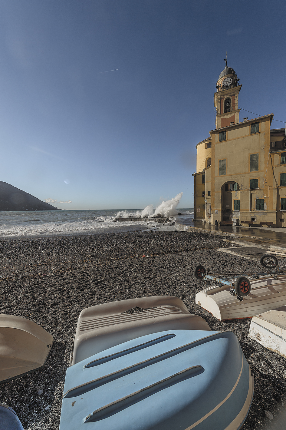 Storm in camogli