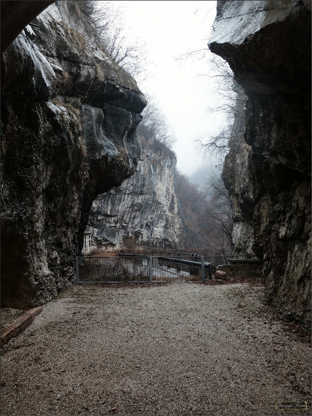 Ravine behind the forteCadine
