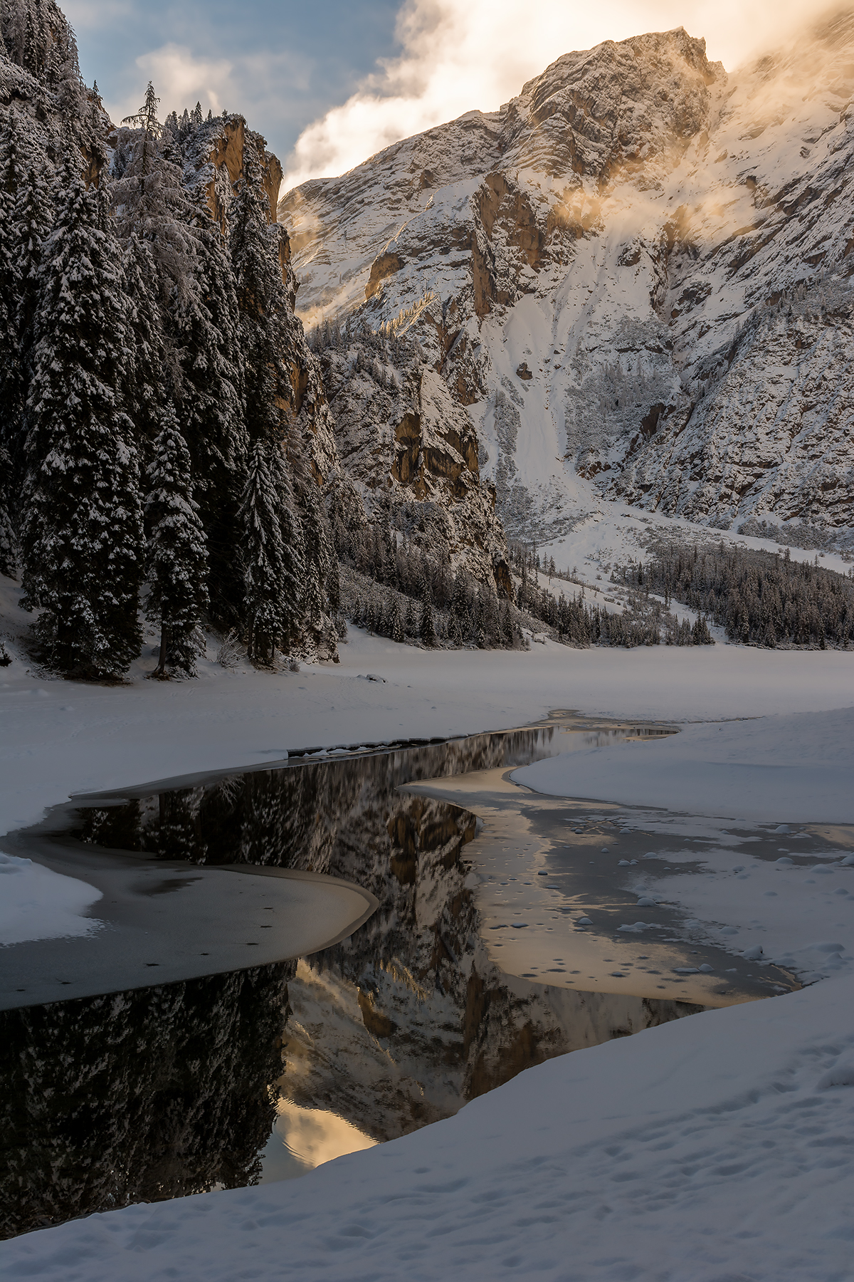 Lights and Shadows at Lake Braies